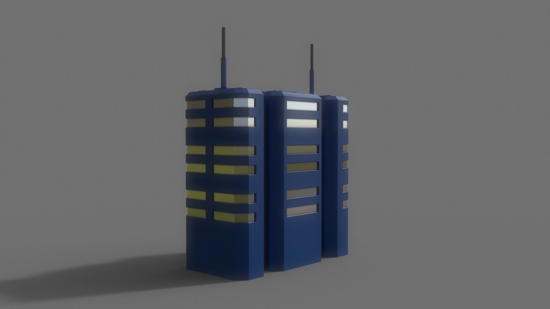 PBR Sci-Fi Building A24 Low-poly 3D model_8