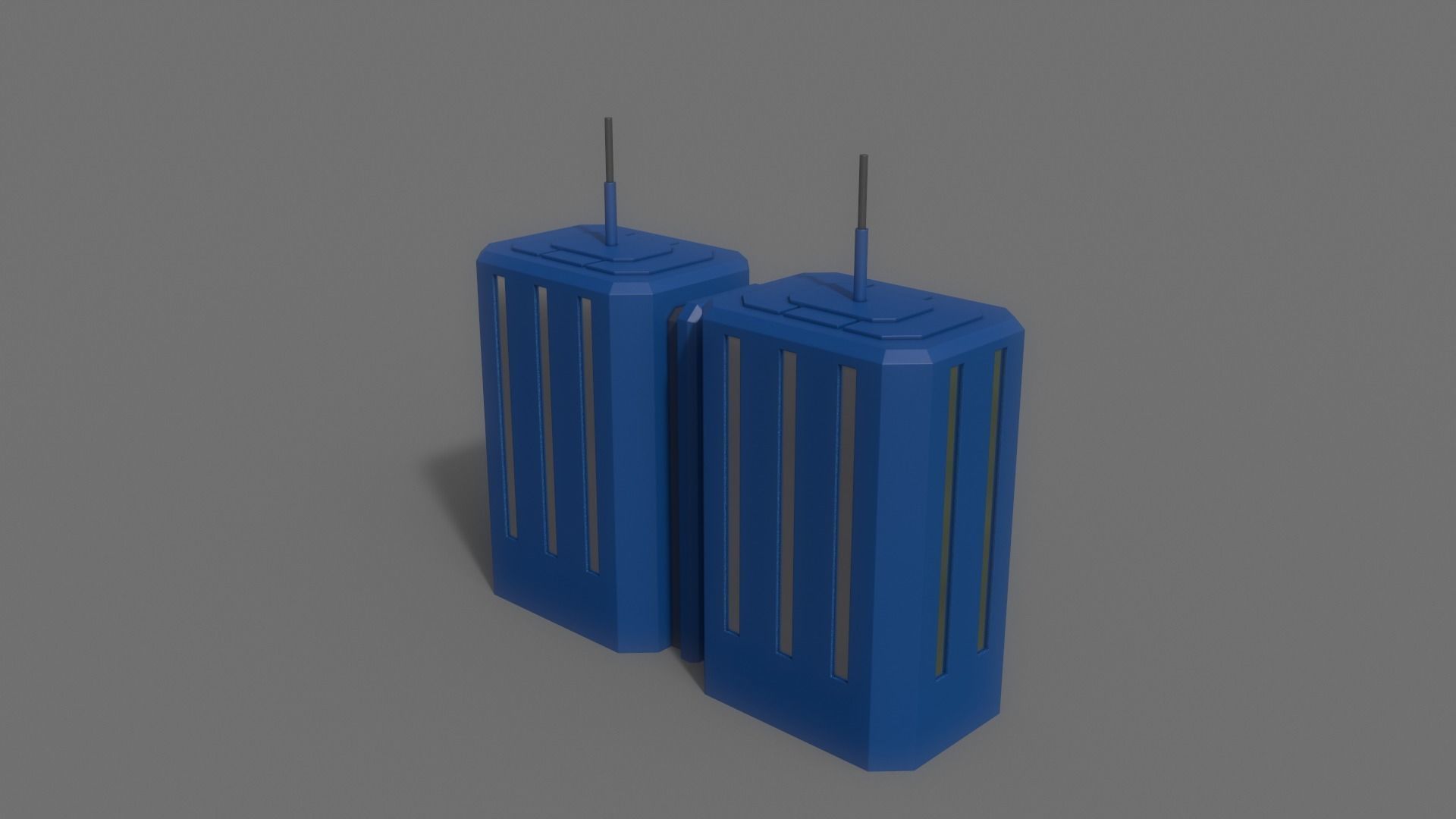 PBR Sci-Fi Building A28 Low-poly 3D model_7