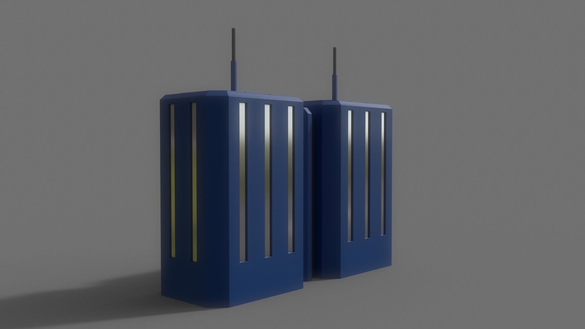 PBR Sci-Fi Building A28 Low-poly 3D model_8