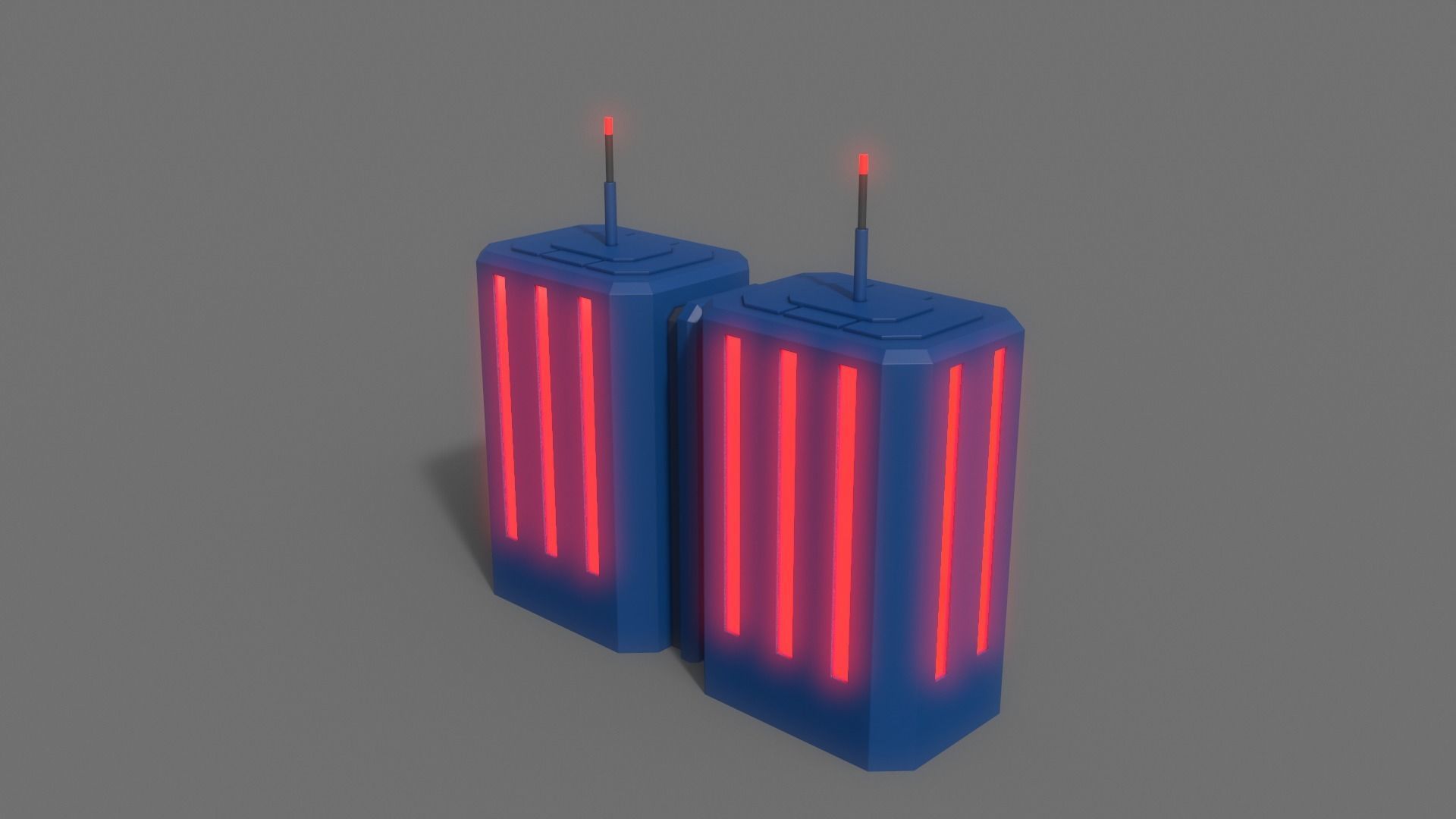 PBR Sci-Fi Building A28 Low-poly 3D model_4