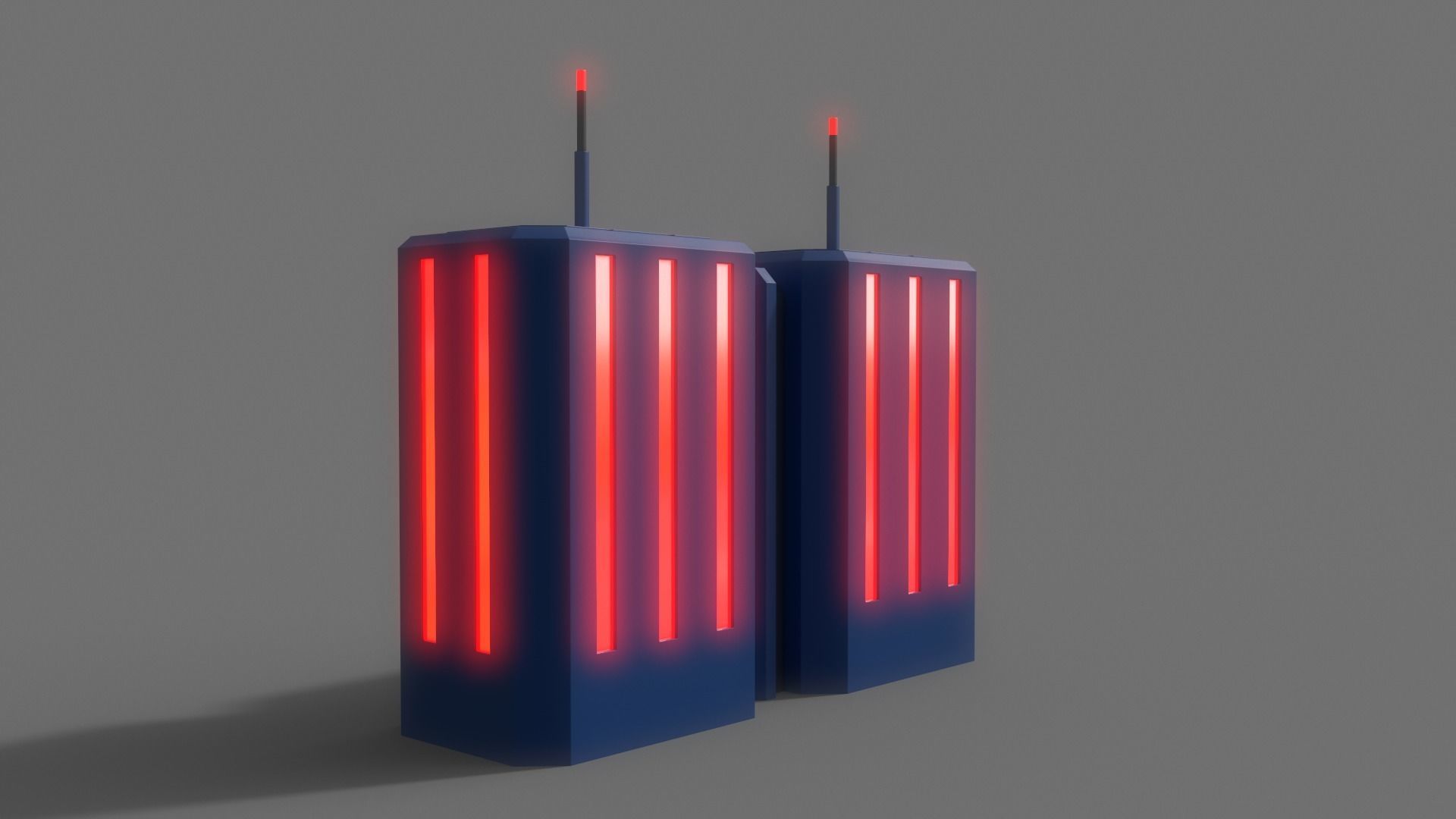 PBR Sci-Fi Building A28 Low-poly 3D model_5