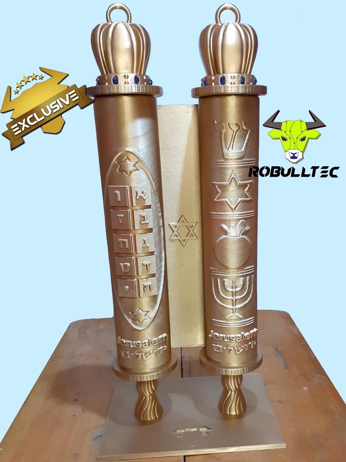 ROLL HOLDER 3D print model_3