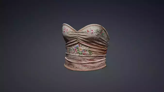 Female Boho Top PBR 4k