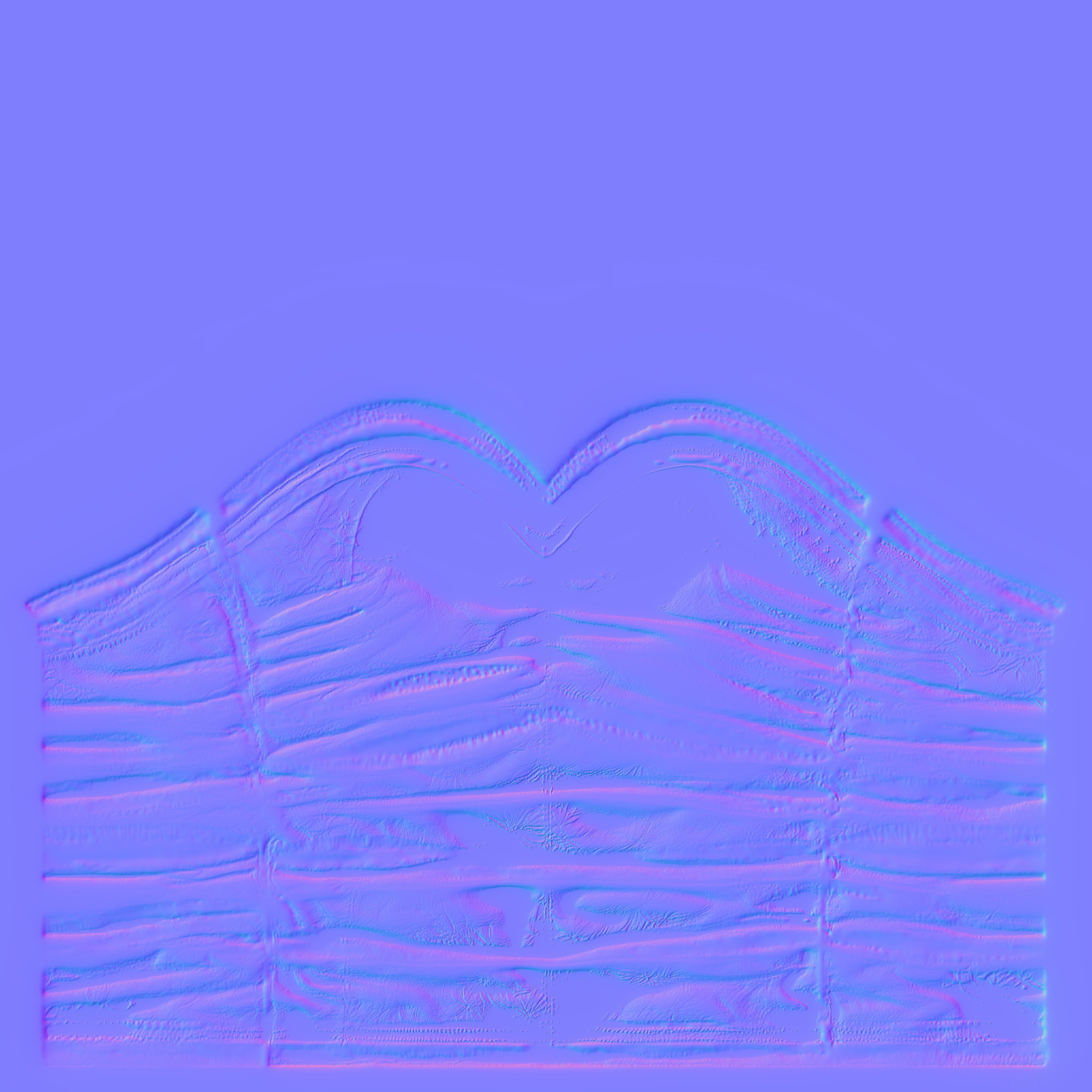 Female leather Top PBR 4k Low-poly 3D model_4