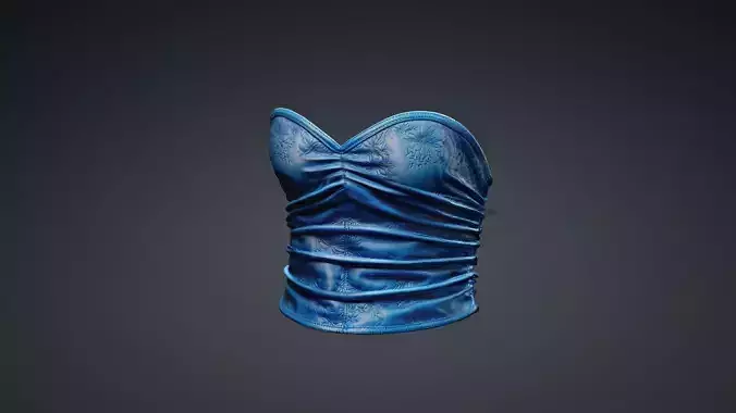 Female leather Top PBR 4k