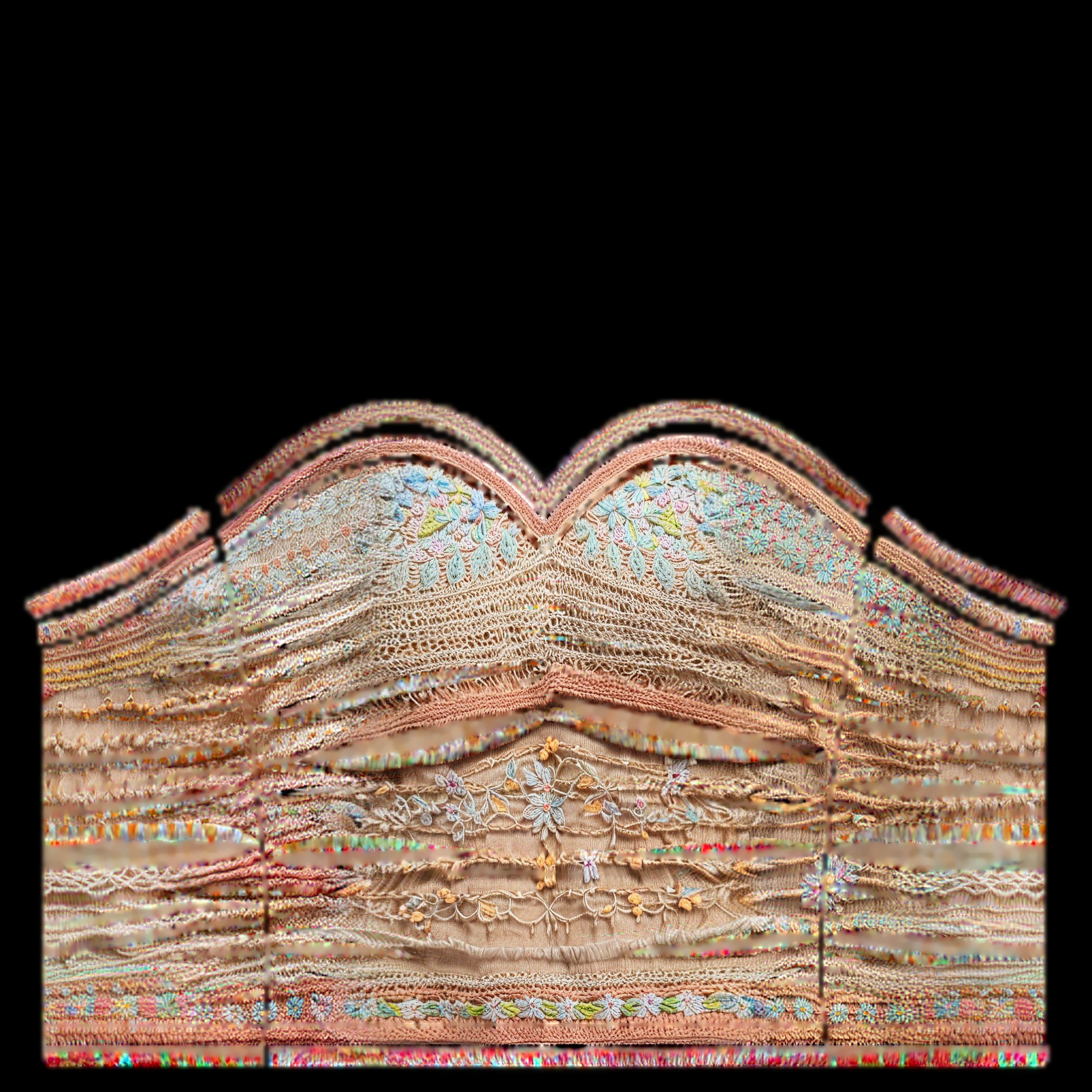 Female Boho Top PBR 4k  Low-poly 3D model_2