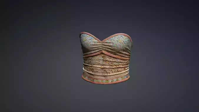 Female Boho Top PBR 4k 