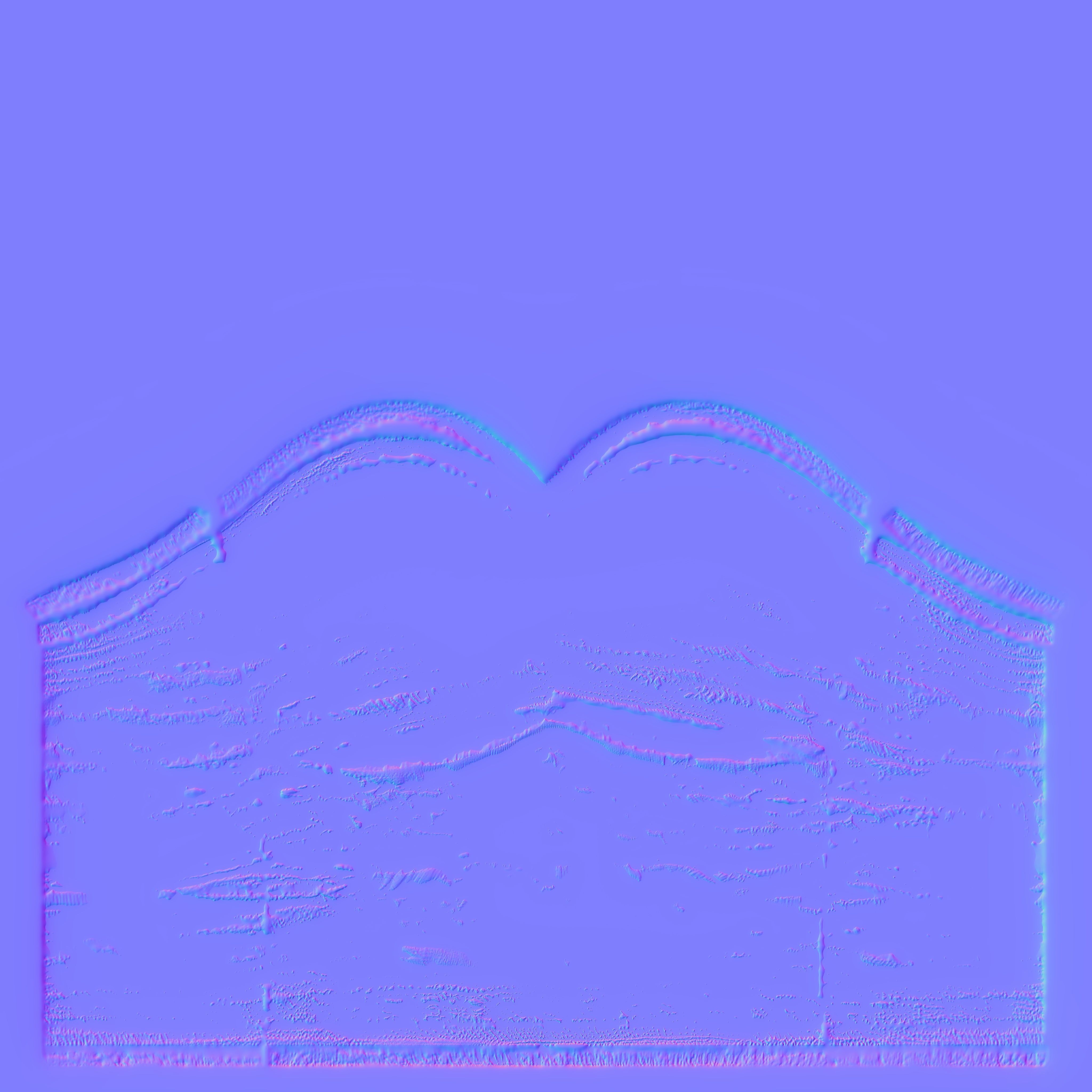 Female Boho Top PBR 4k  Low-poly 3D model_4