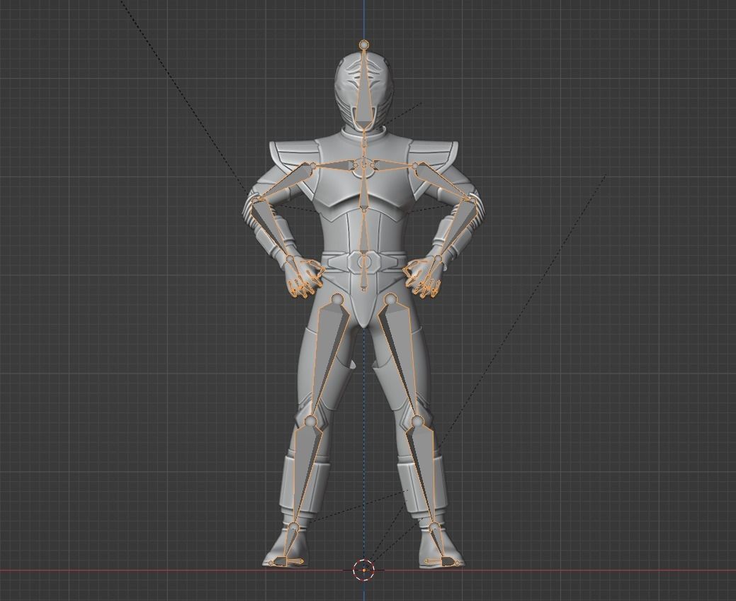 White Ranger - Mighty Morphin Power Rangers The Movie 3D model_14