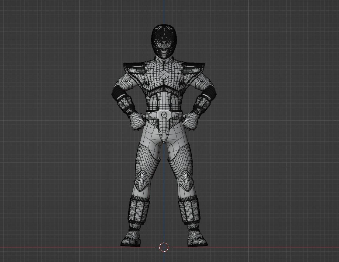 White Ranger - Mighty Morphin Power Rangers The Movie 3D model_10