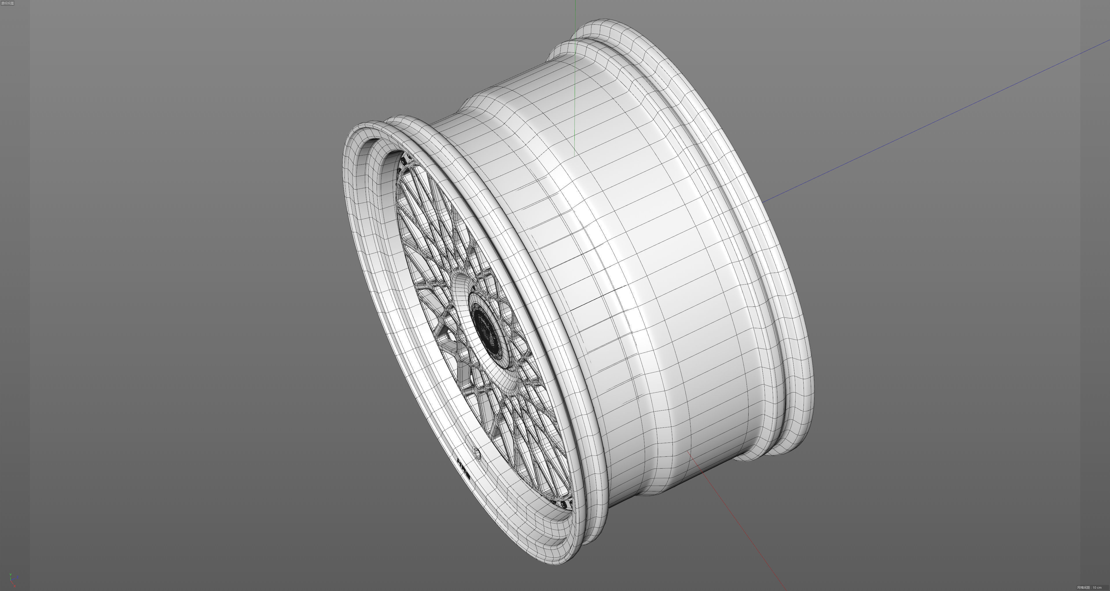 HRE VintageSeries 501 FMR Low-poly 3D model_29