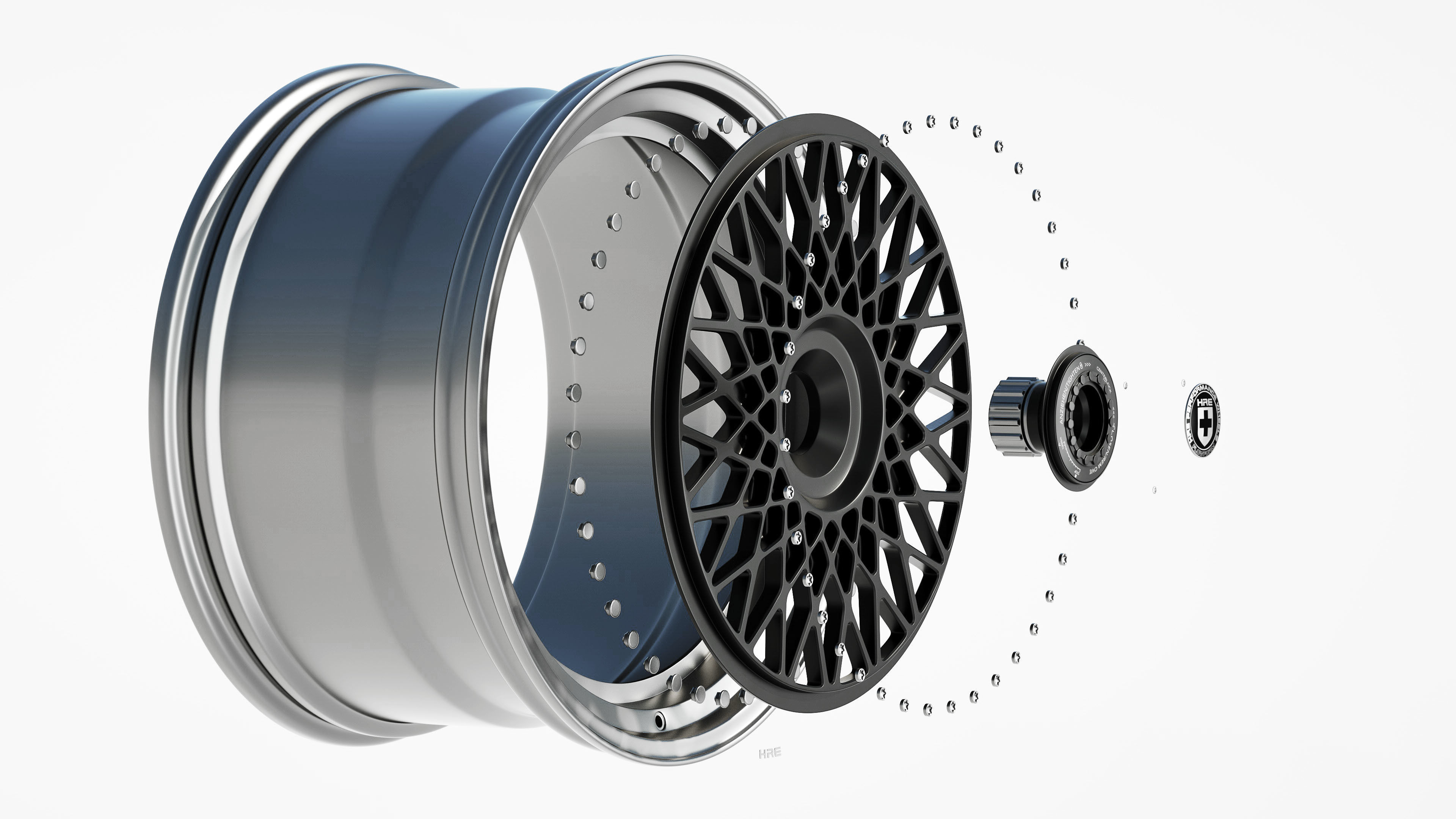 HRE VintageSeries 501 FMR Low-poly 3D model_12