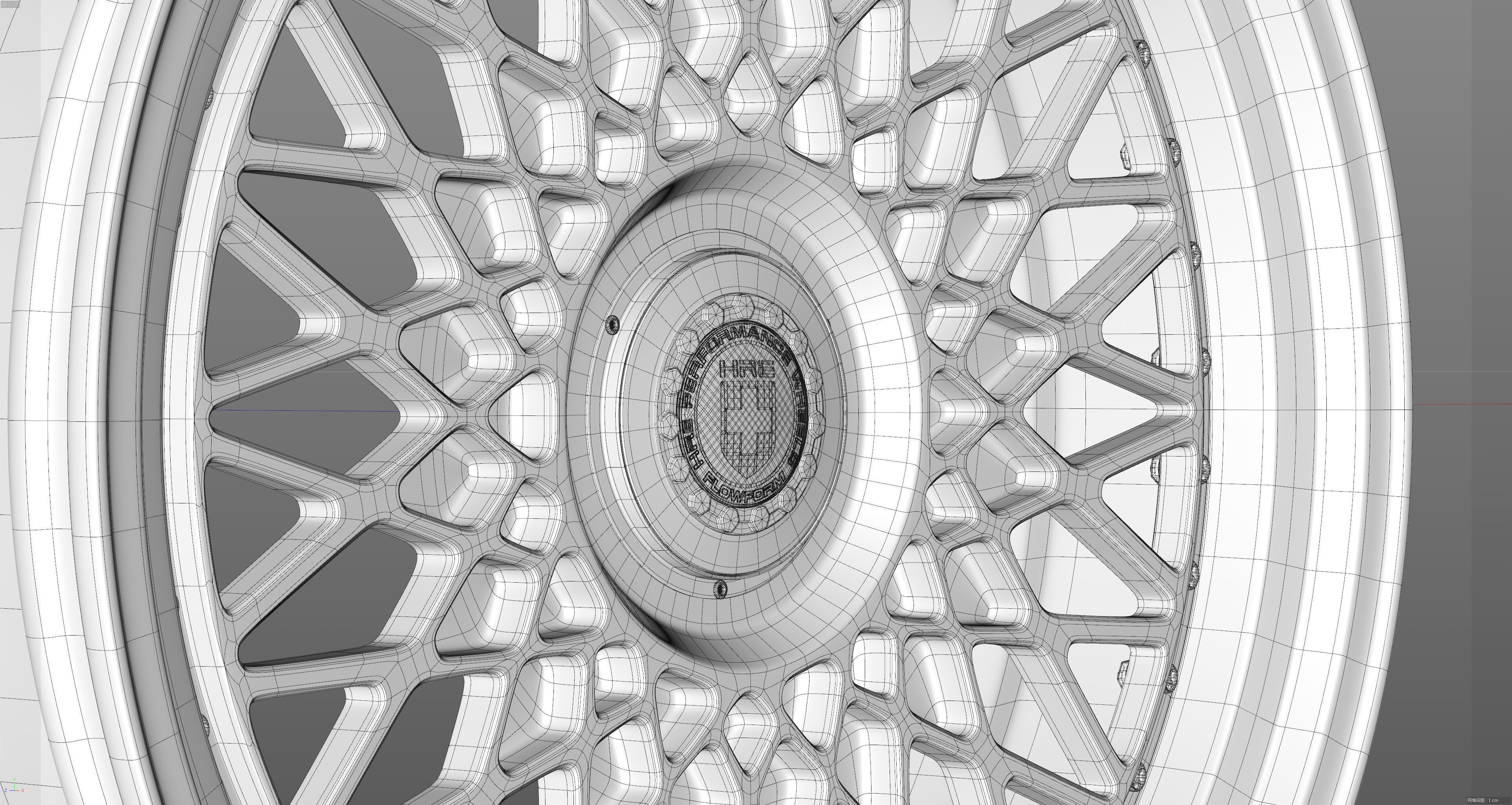 HRE VintageSeries 501 FMR Low-poly 3D model_32