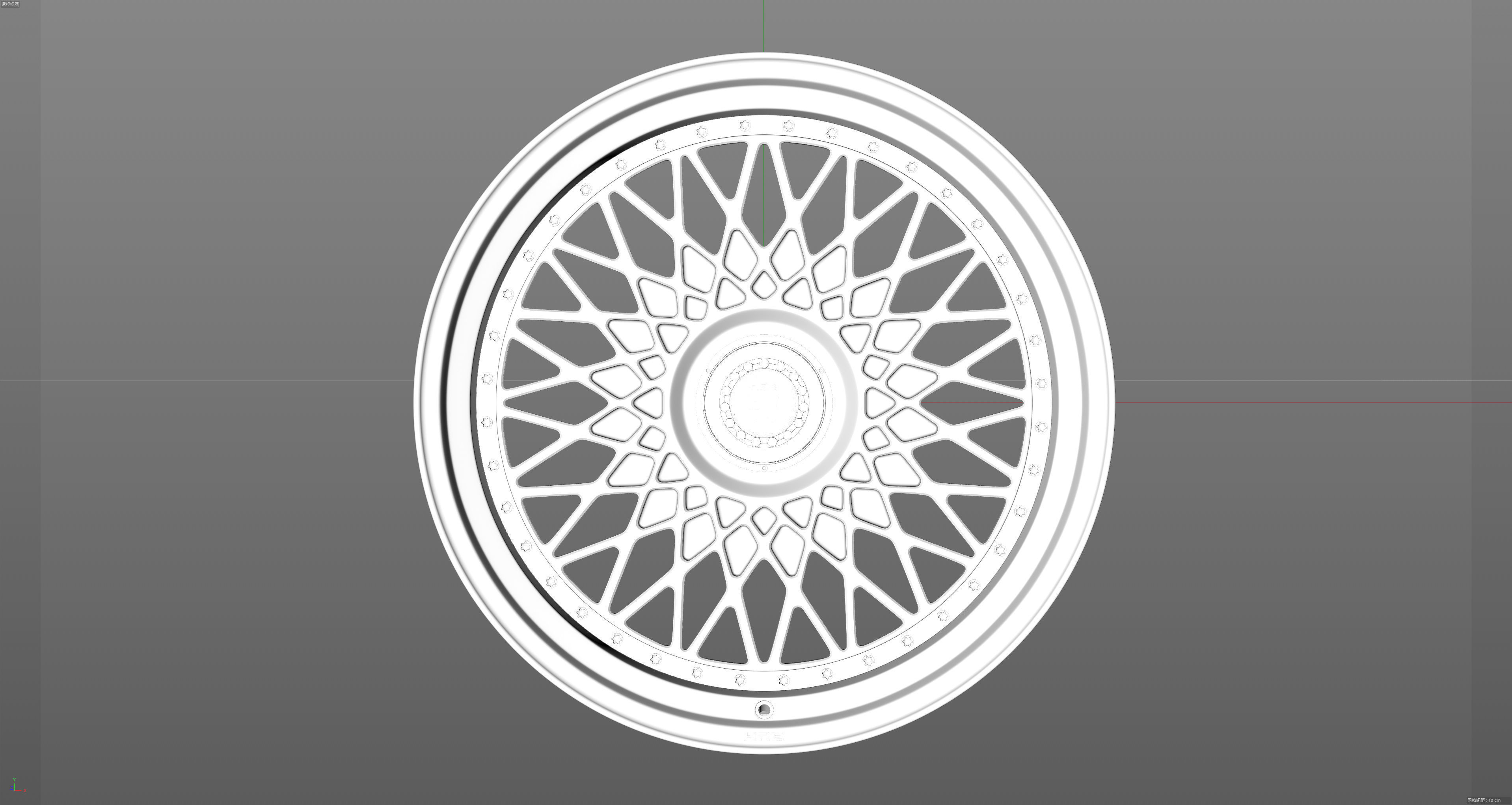 HRE VintageSeries 501 FMR Low-poly 3D model_14