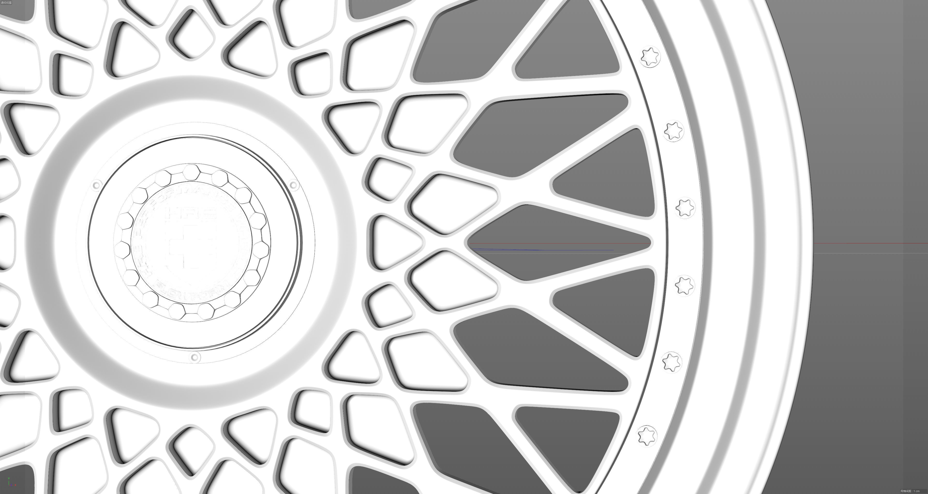 HRE VintageSeries 501 FMR Low-poly 3D model_23