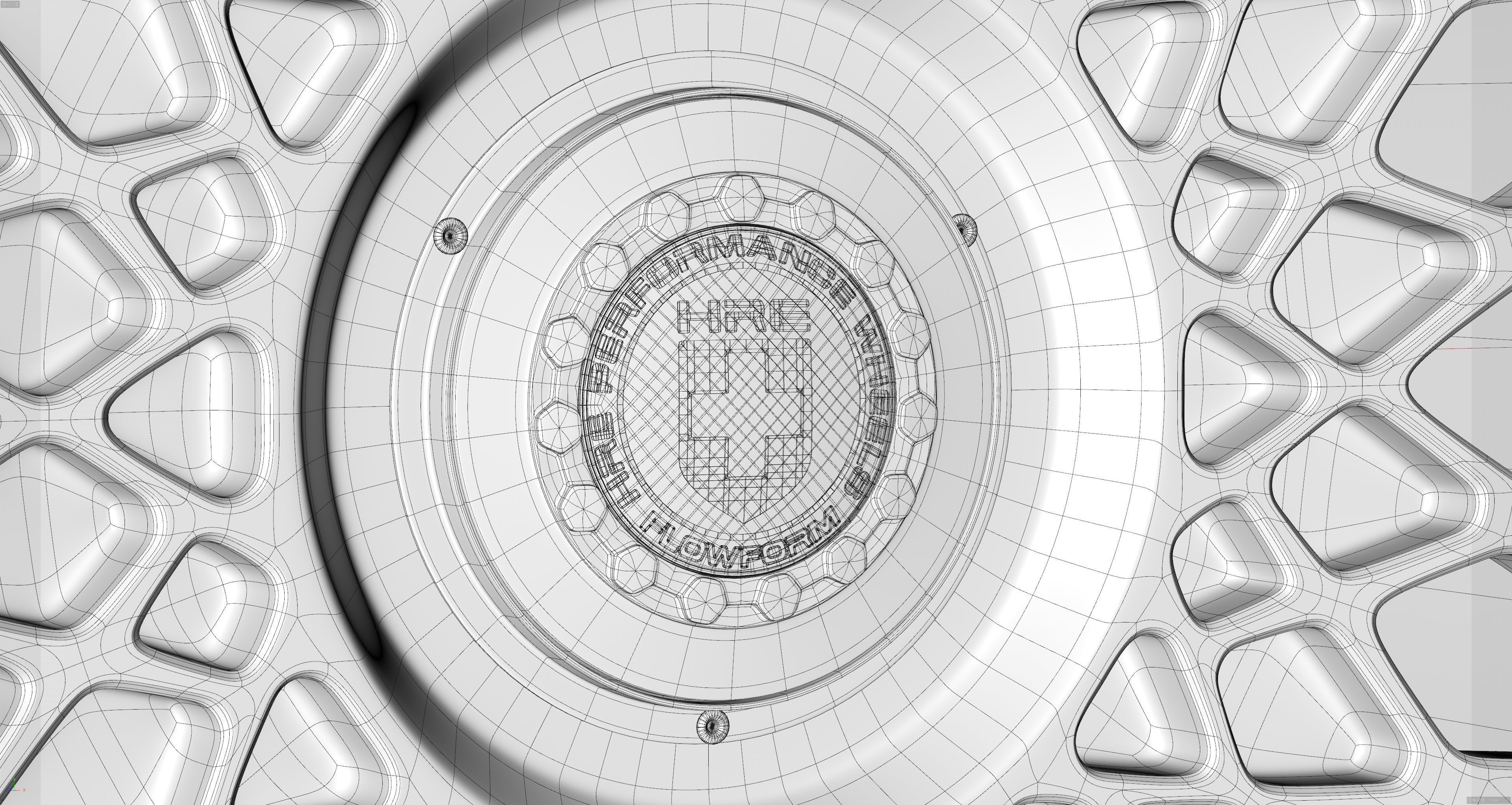 HRE VintageSeries 501 FMR Low-poly 3D model_31