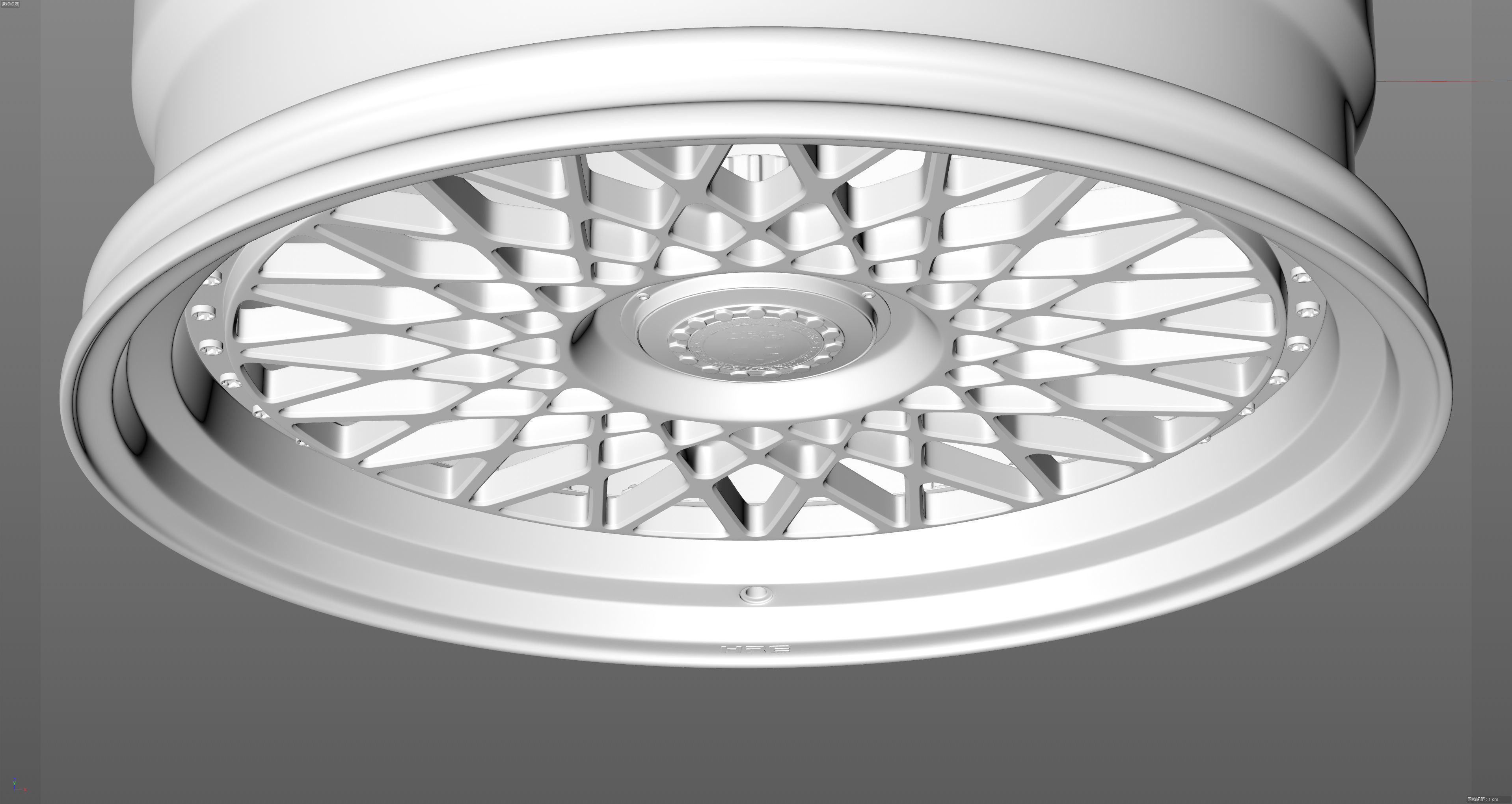 HRE VintageSeries 501 FMR Low-poly 3D model_22