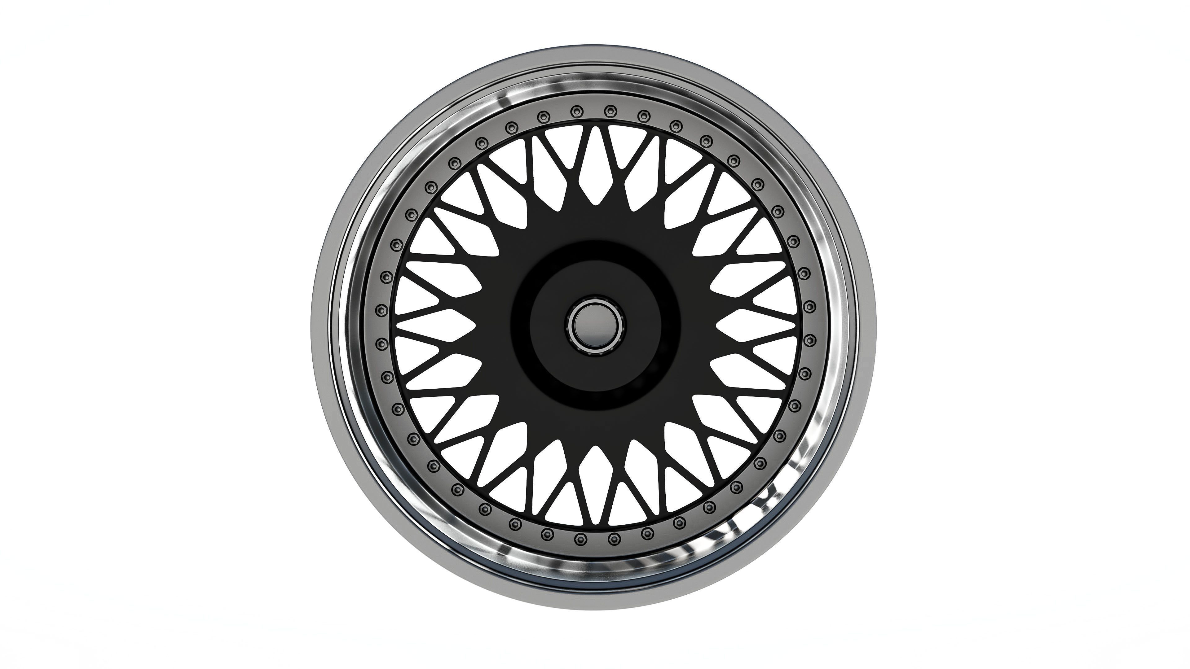 HRE VintageSeries 501 FMR Low-poly 3D model_5