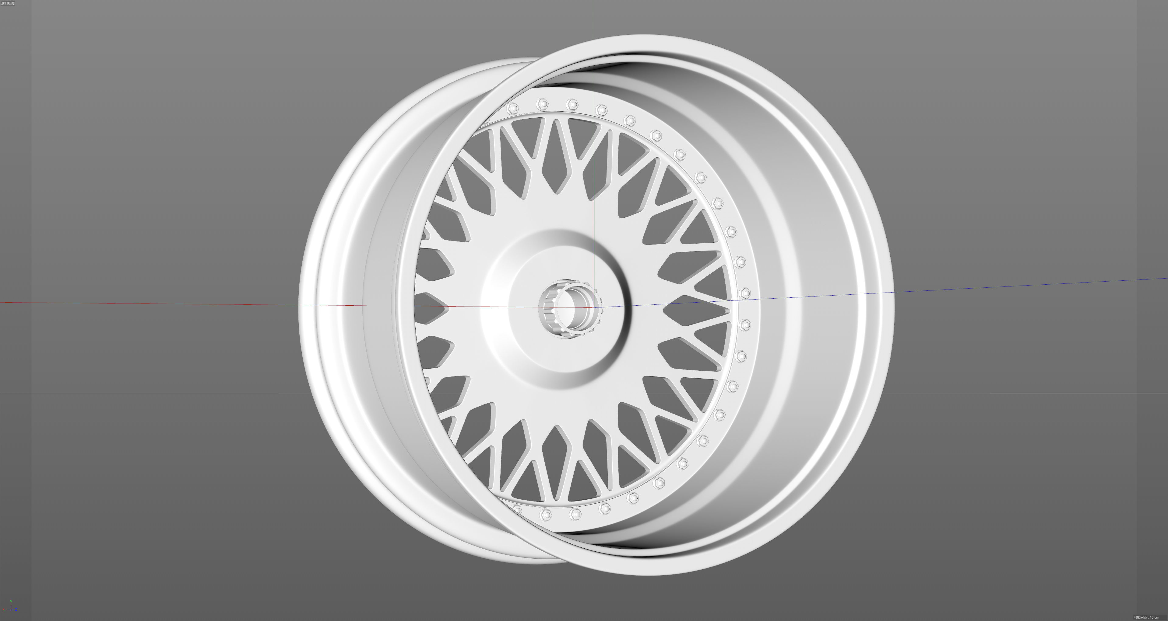 HRE VintageSeries 501 FMR Low-poly 3D model_16