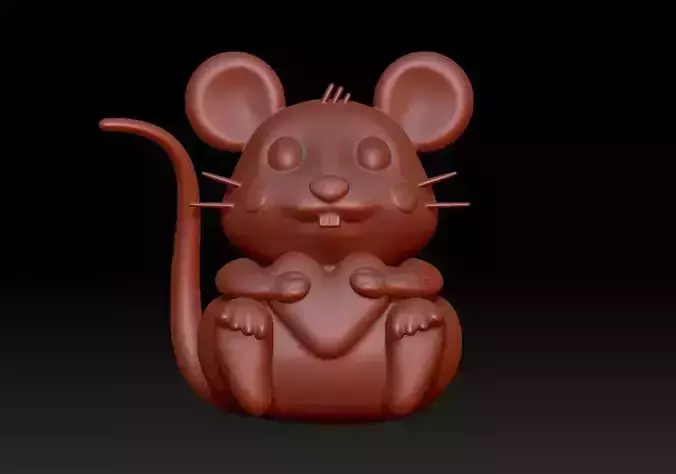 Rat emote Free 3D print model