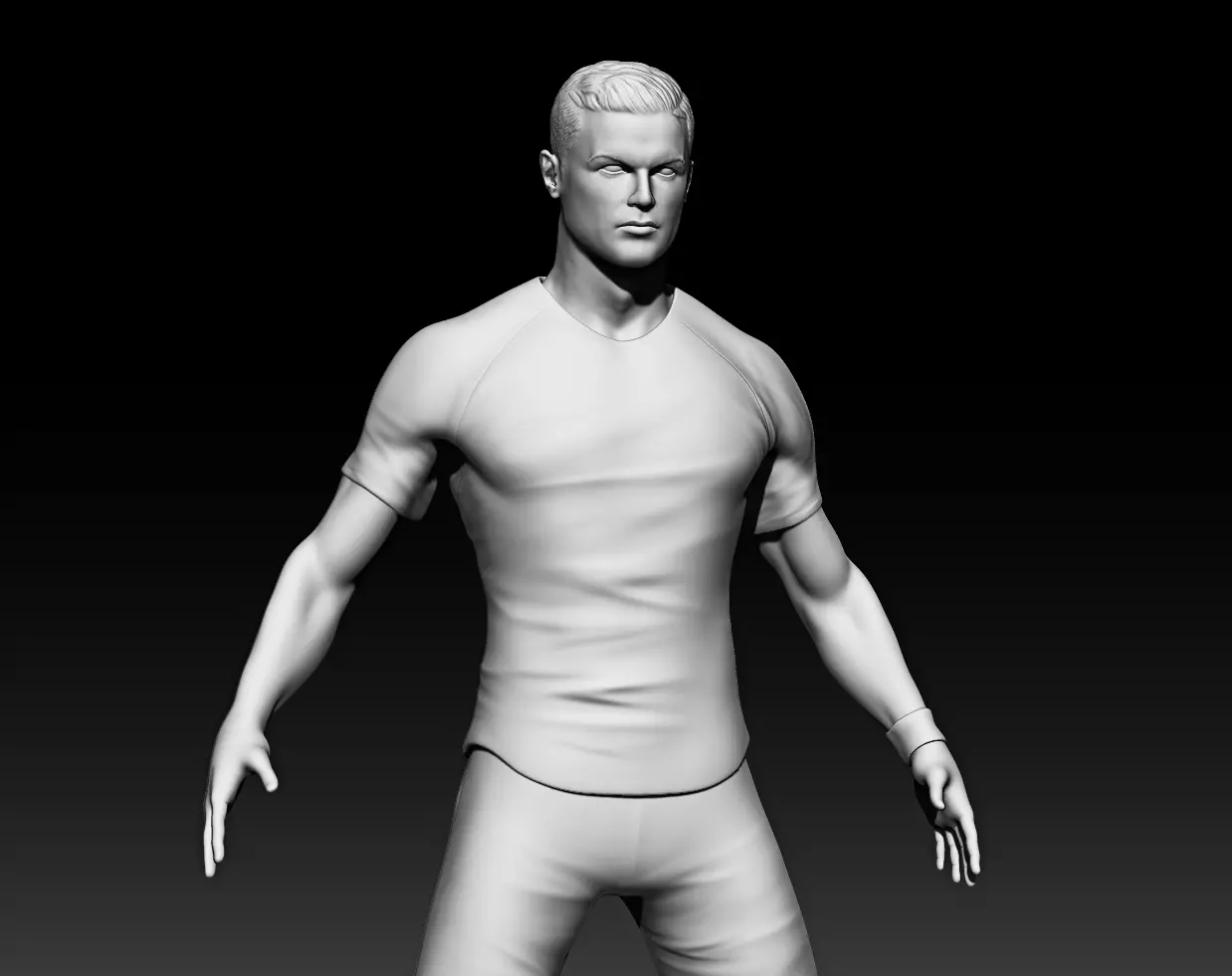 Cristiano Ronaldo 3D print model_0