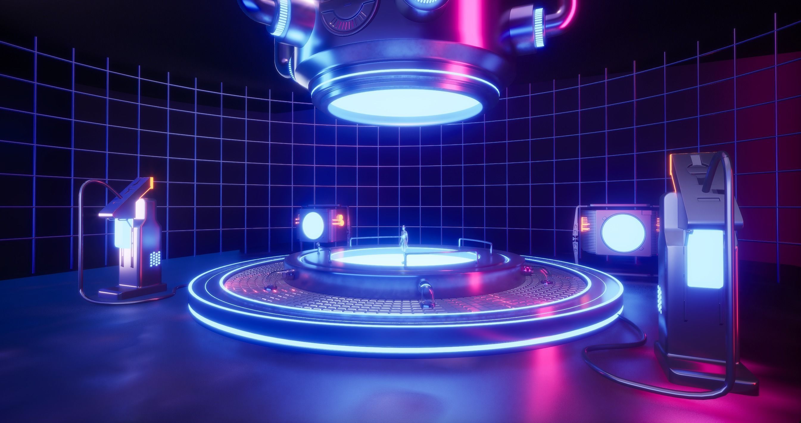 UE5 Sci-fi Lighting Studio 3D model_12