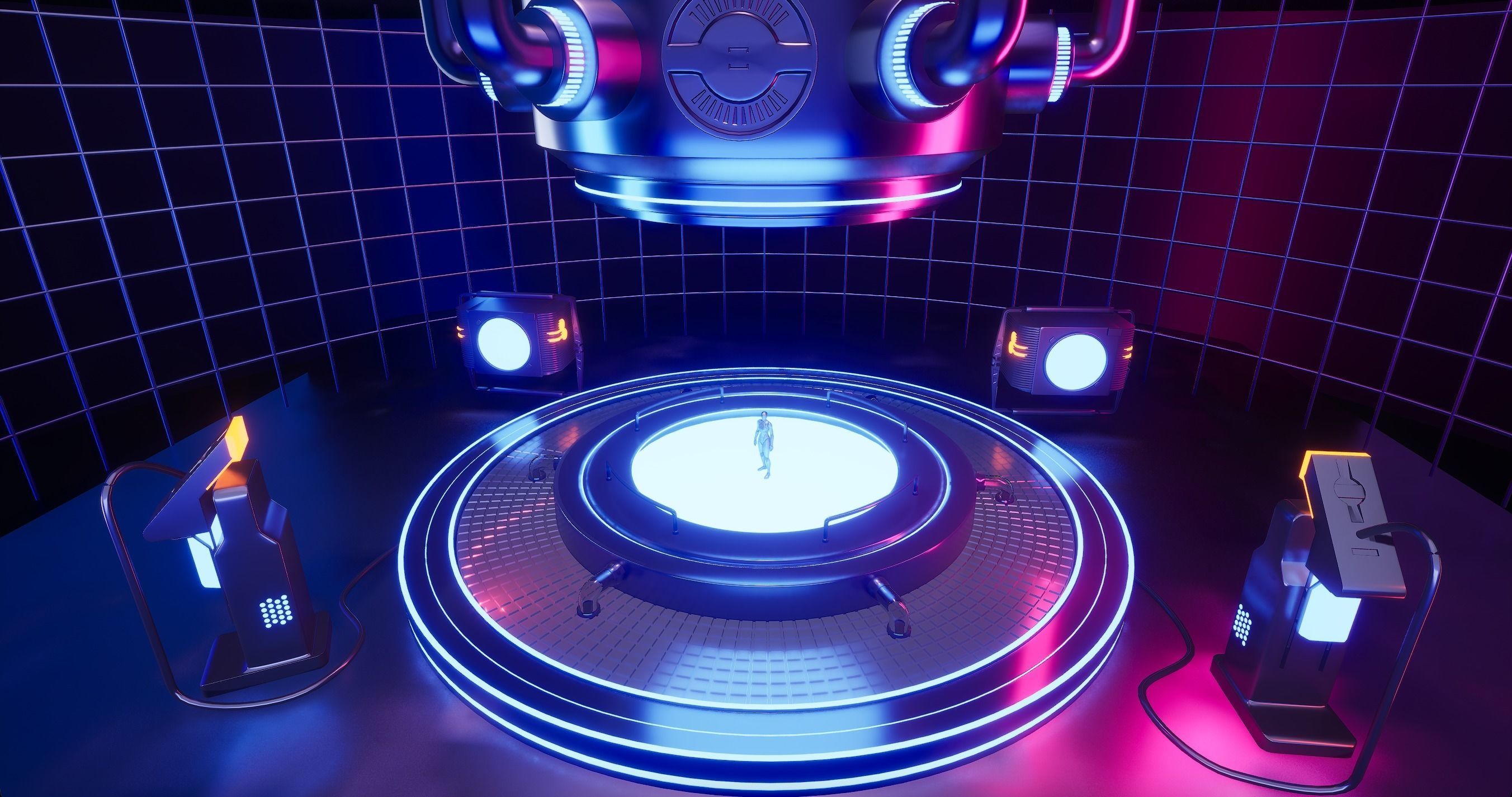 UE5 Sci-fi Lighting Studio 3D model_14