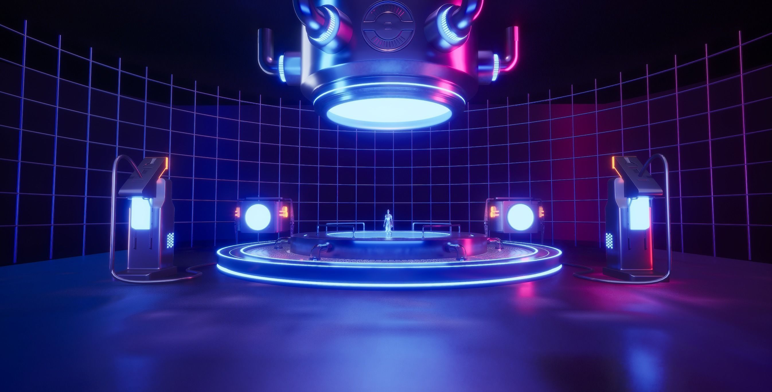 UE5 Sci-fi Lighting Studio 3D model_15