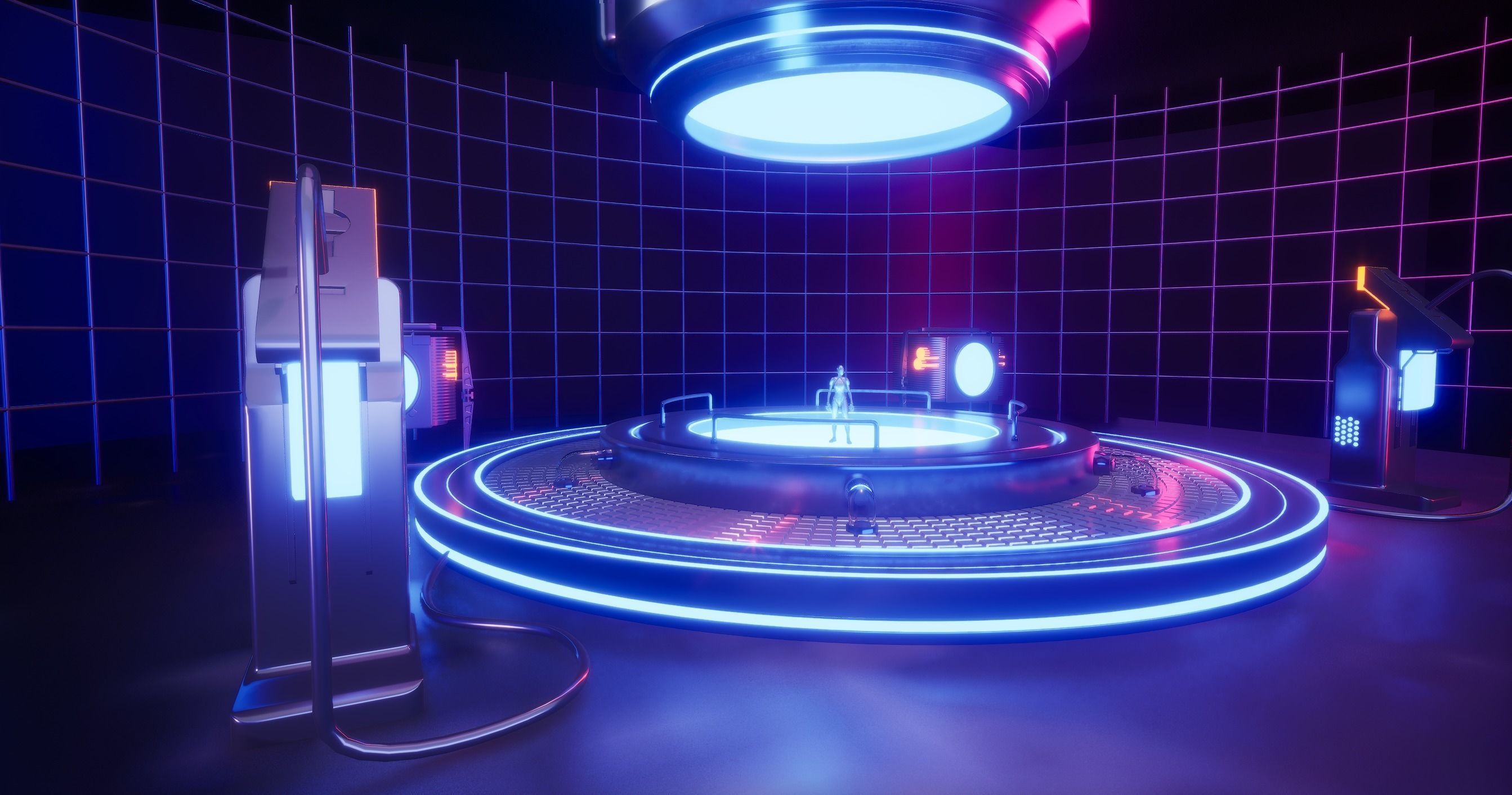 UE5 Sci-fi Lighting Studio 3D model_11