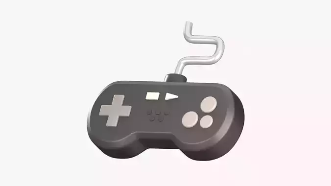 Joystick 3D Illustration