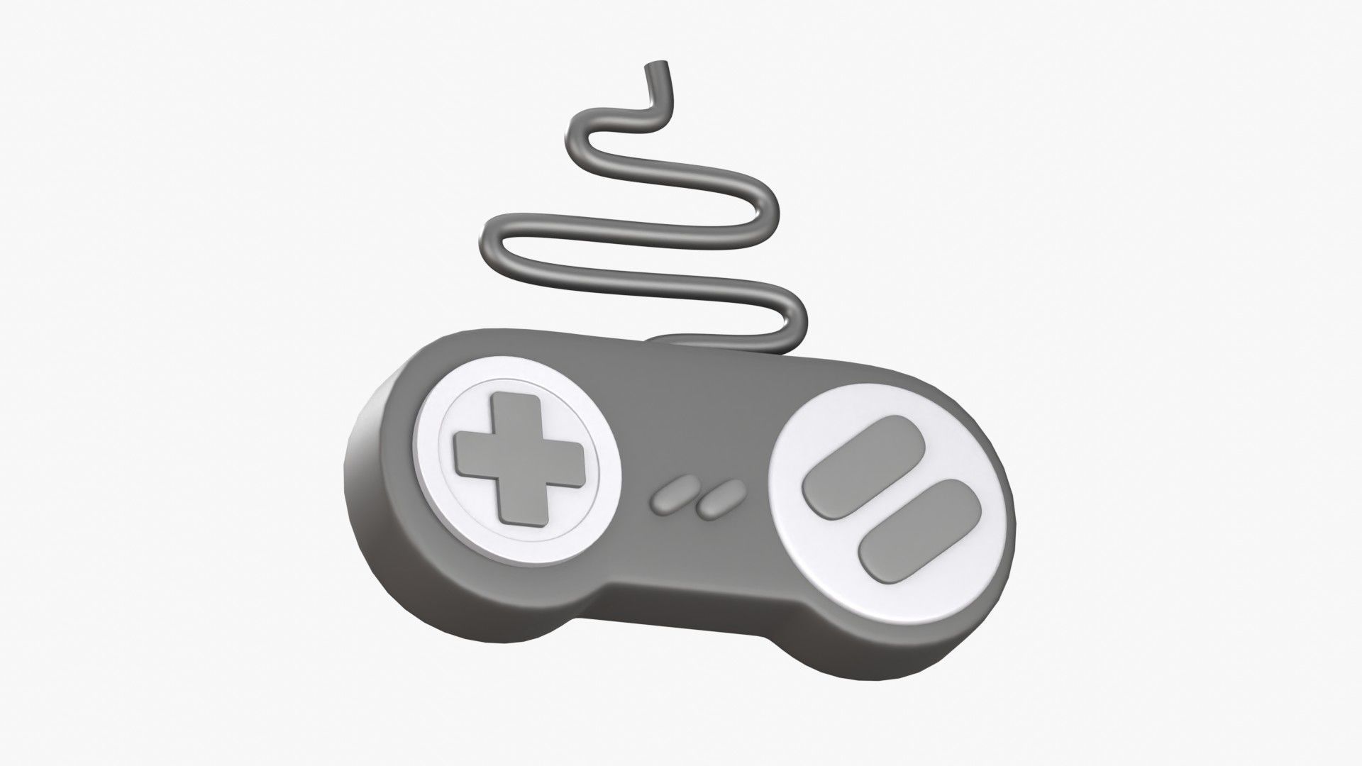 Joystick 3D Illustration 3D model_17