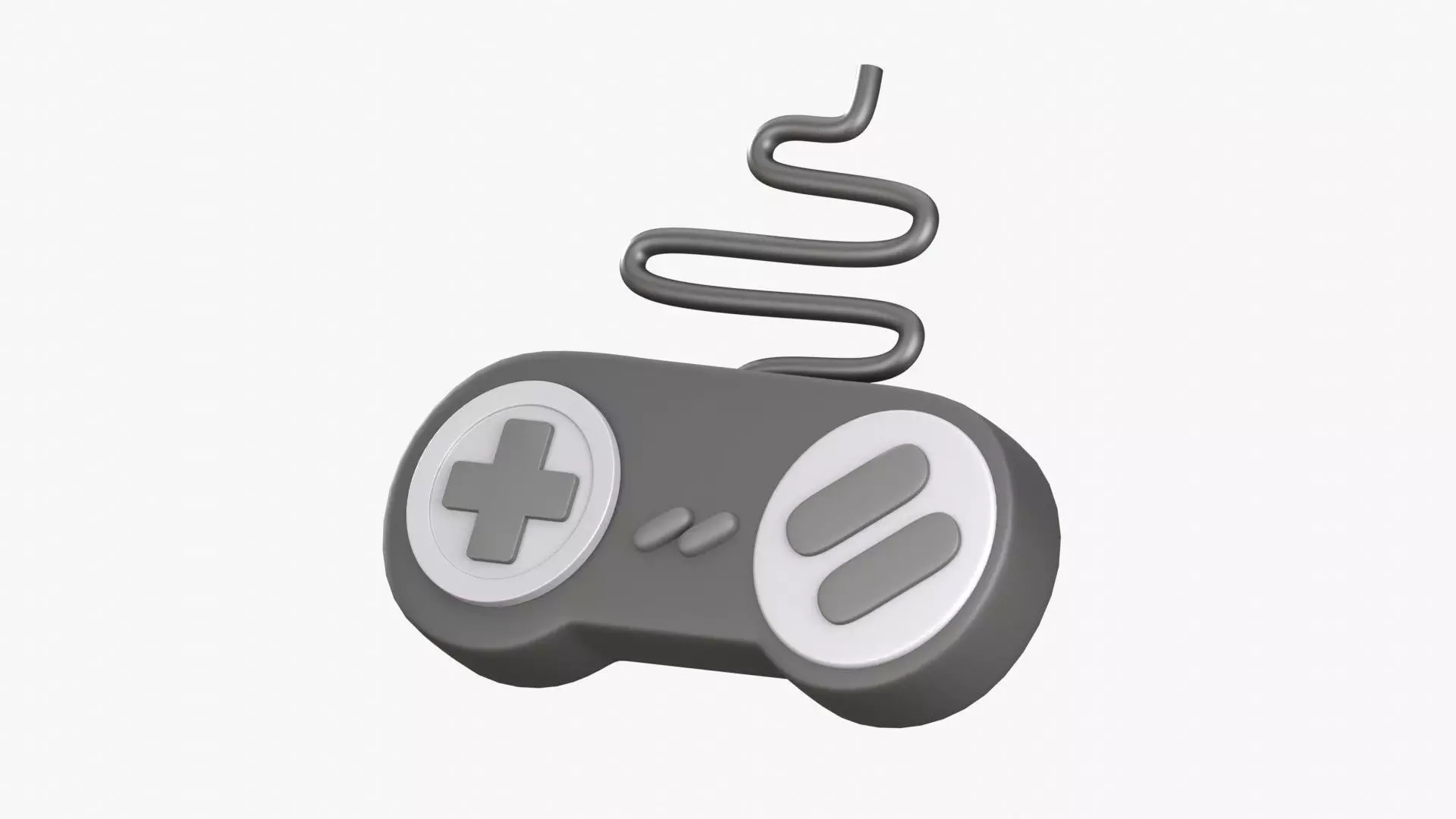 Joystick 3D Illustration 3D model_0