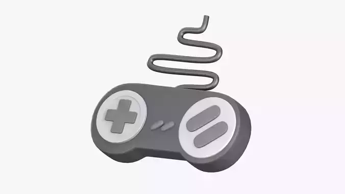 Joystick 3D Illustration