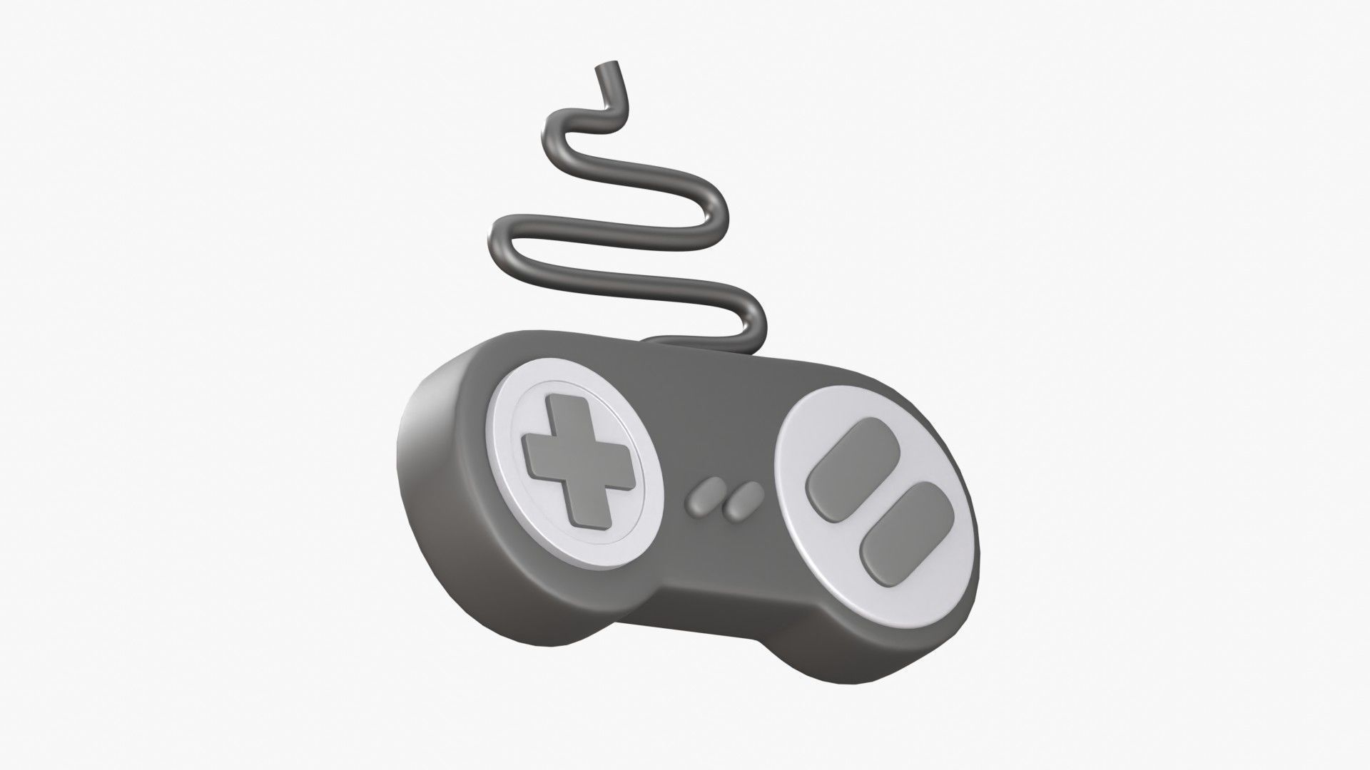 Joystick 3D Illustration 3D model_16