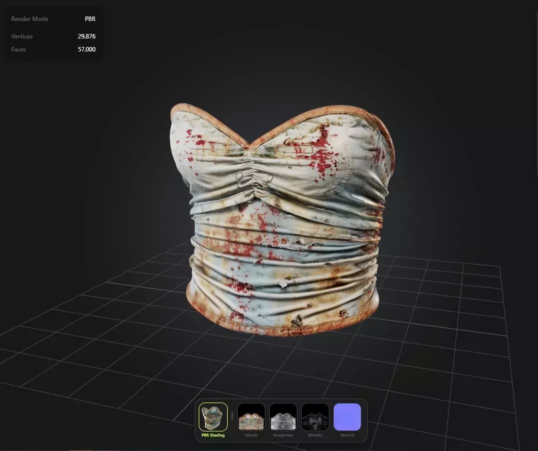 Postapocalyptic TOP PBR 4K  Low-poly 3D model_0