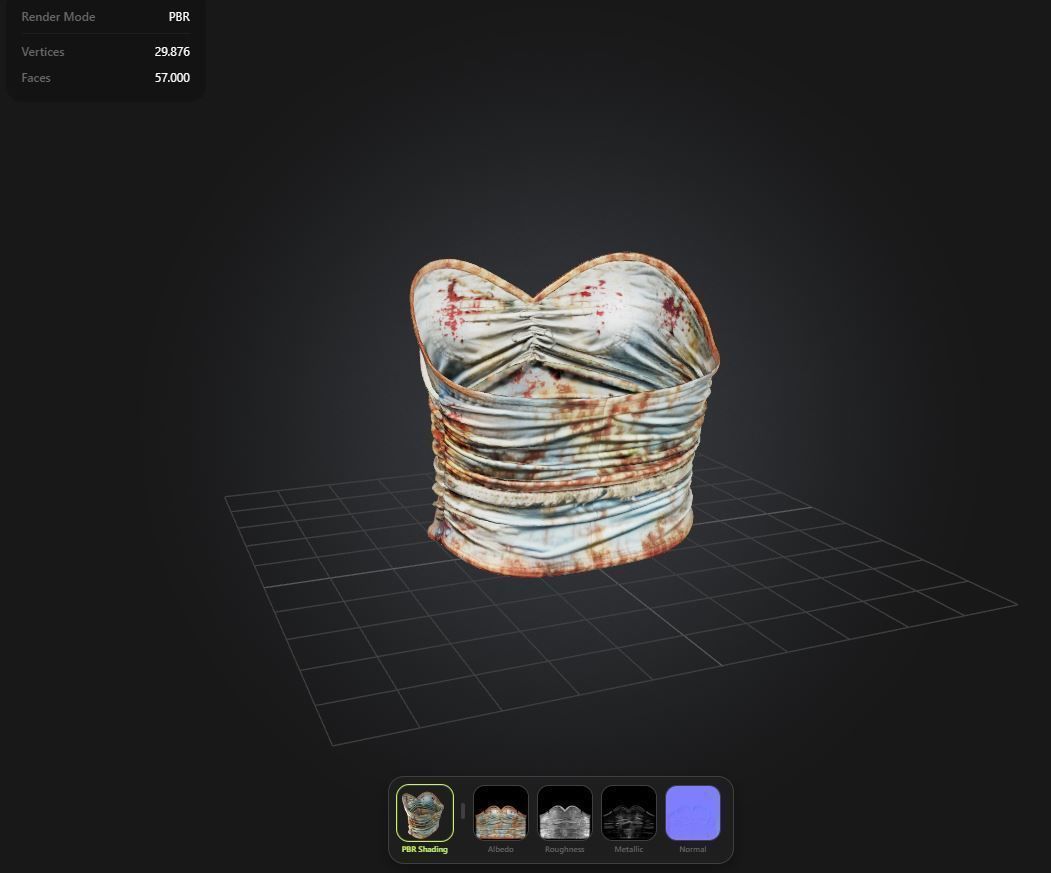 Postapocalyptic TOP PBR 4K  Low-poly 3D model_1