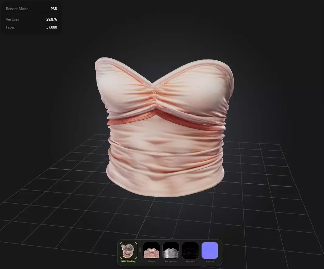 Flowers TOP PBR 4K  Low-poly 3D model_0