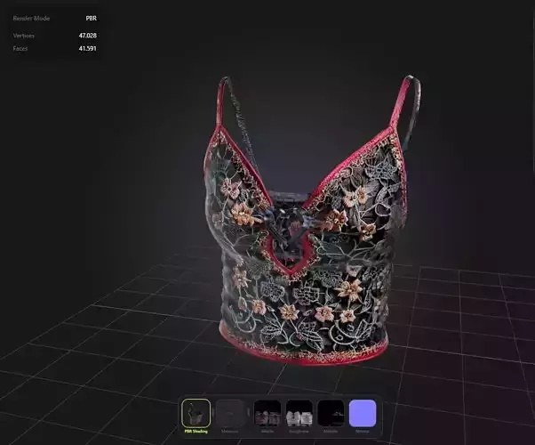 Fashion Girl Top PBR 4k