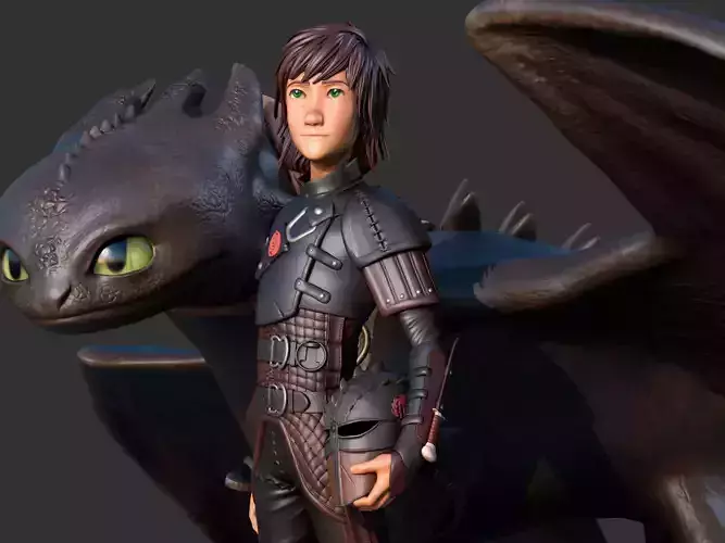 TOOTHLESS - HICCUP 3D PRINT