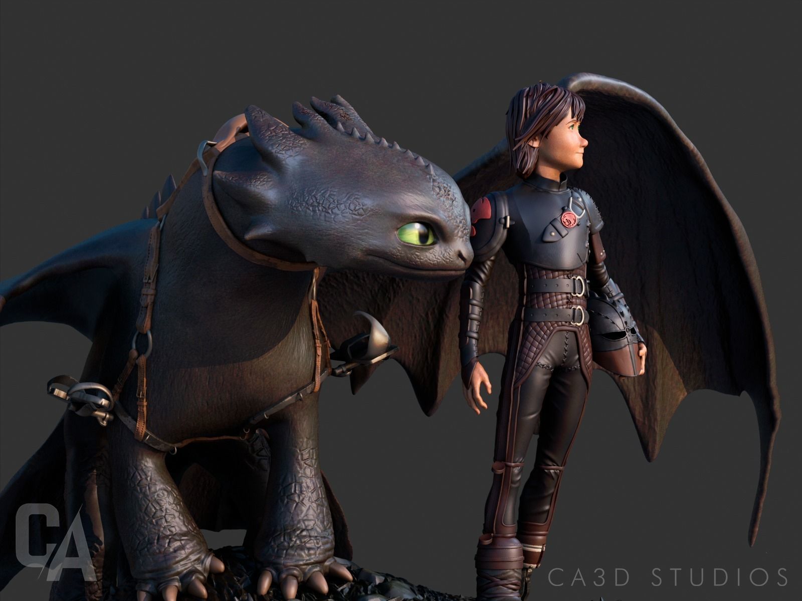TOOTHLESS - HICCUP 3D PRINT 3D print model_1