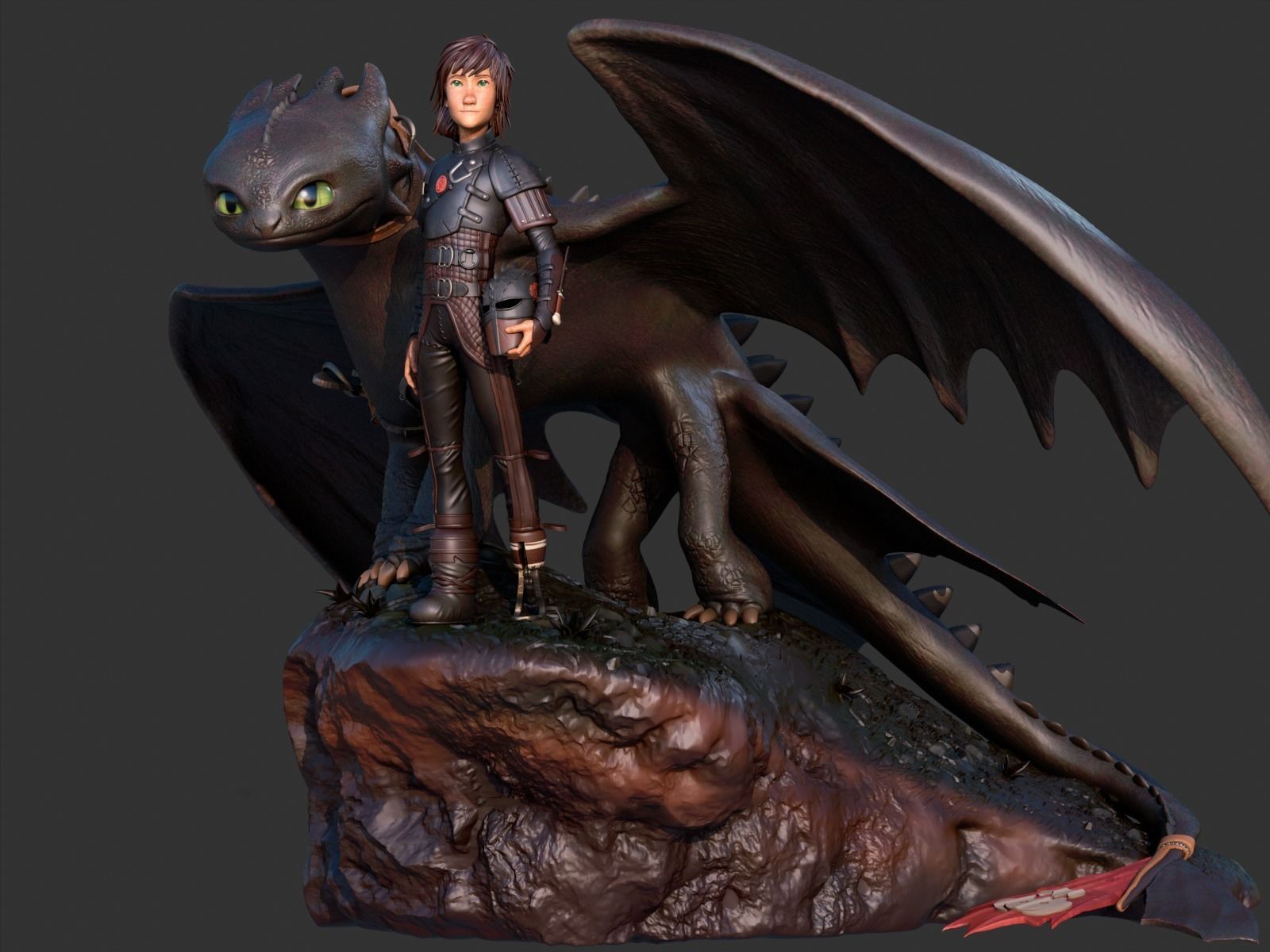 TOOTHLESS - HICCUP 3D PRINT 3D print model_2