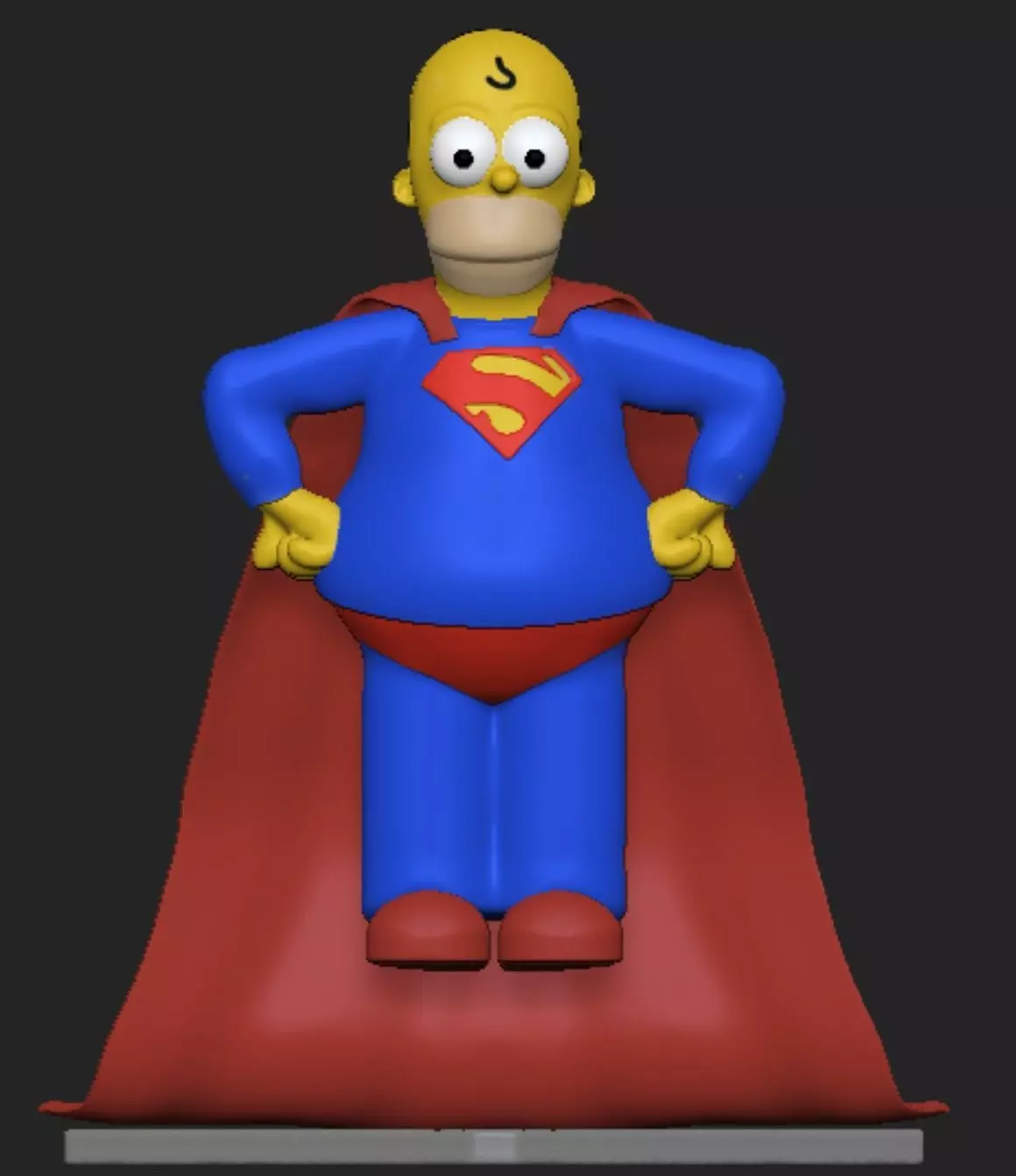 Super Homer Simpson 3D print model