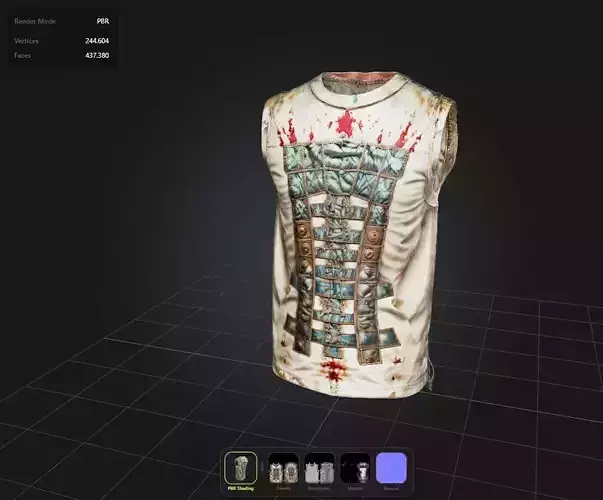 Postapocalyptic TOP PBR 4K VR