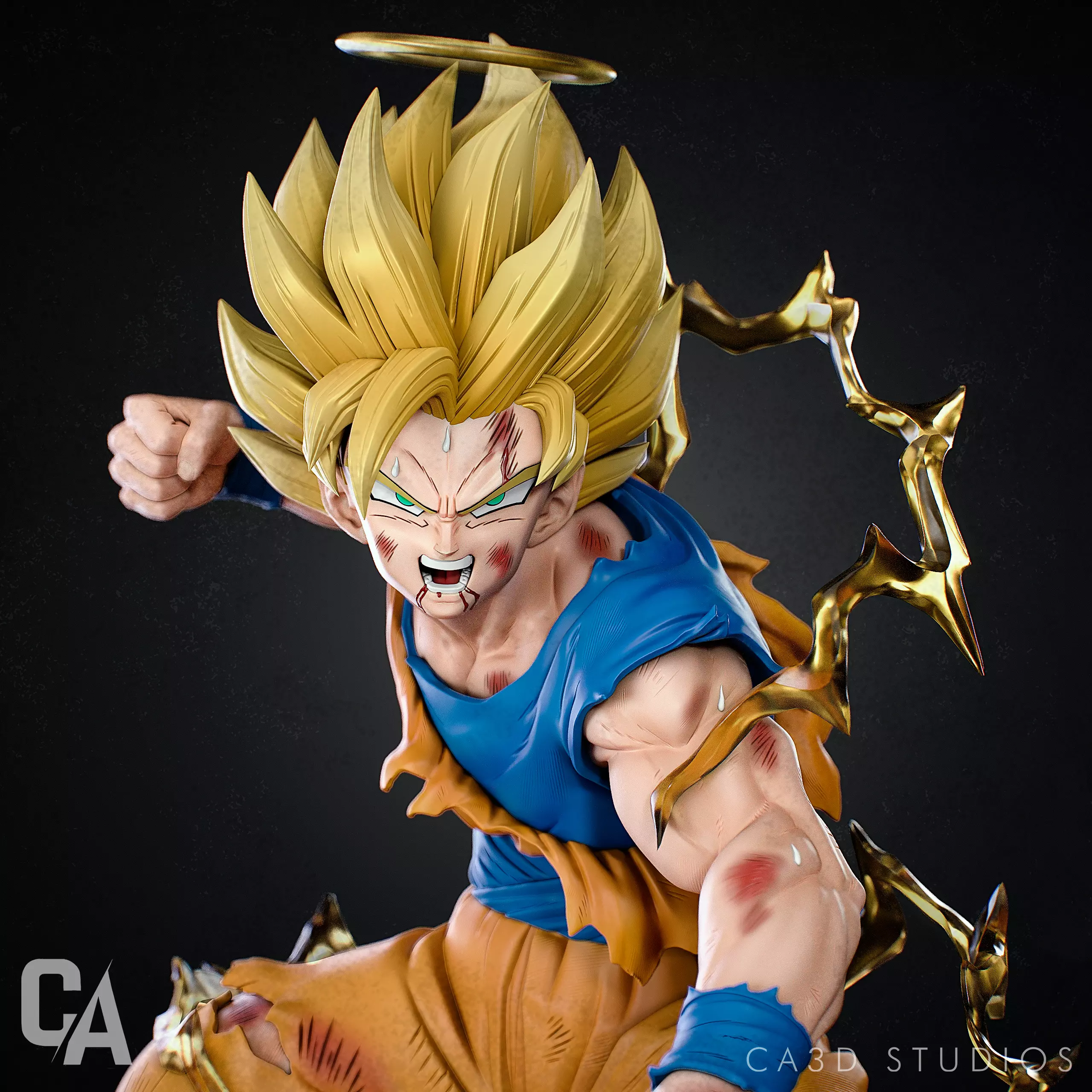 Goku 3D Print 3D print model_0