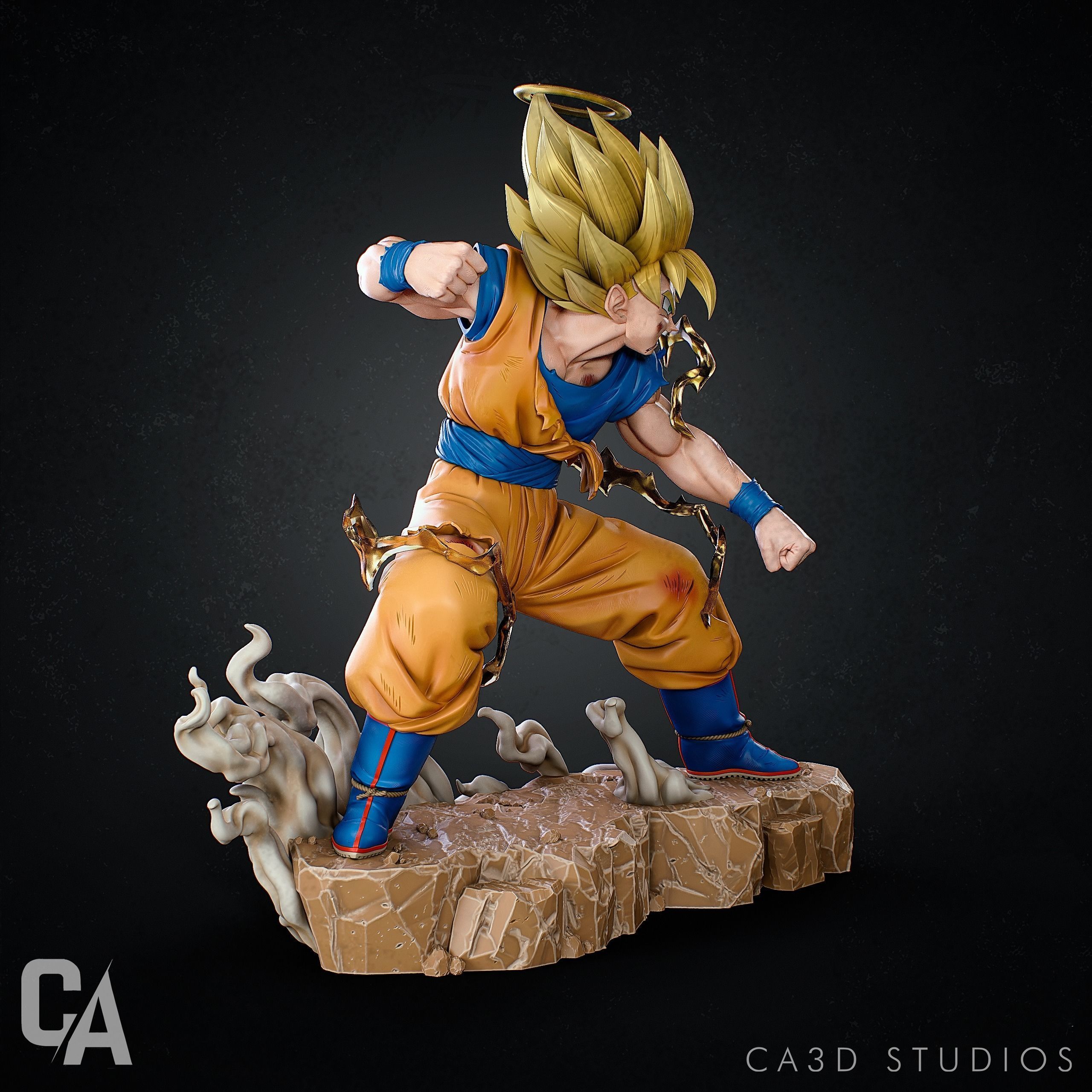 Goku 3D Print 3D print model_2