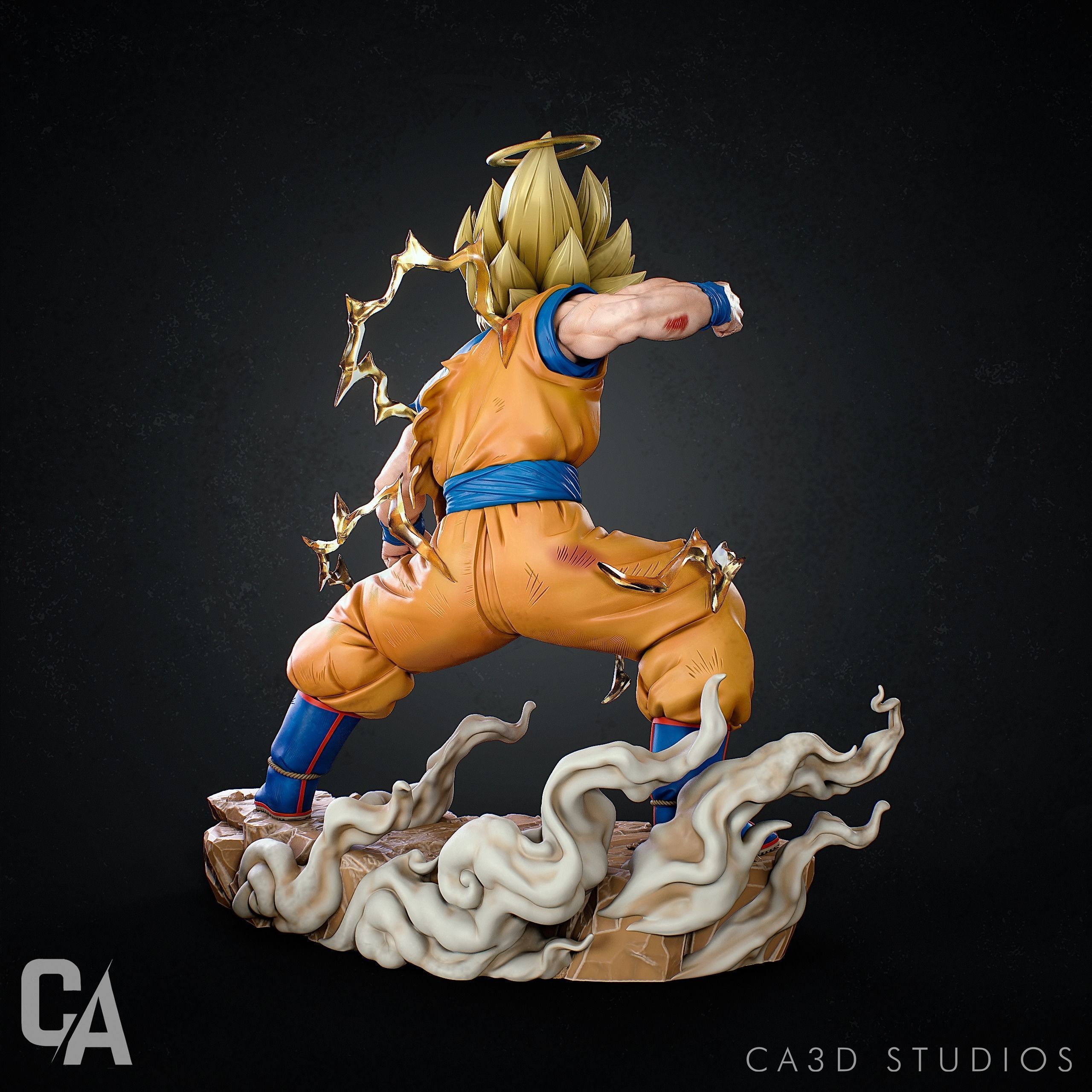 Goku 3D Print 3D print model_3