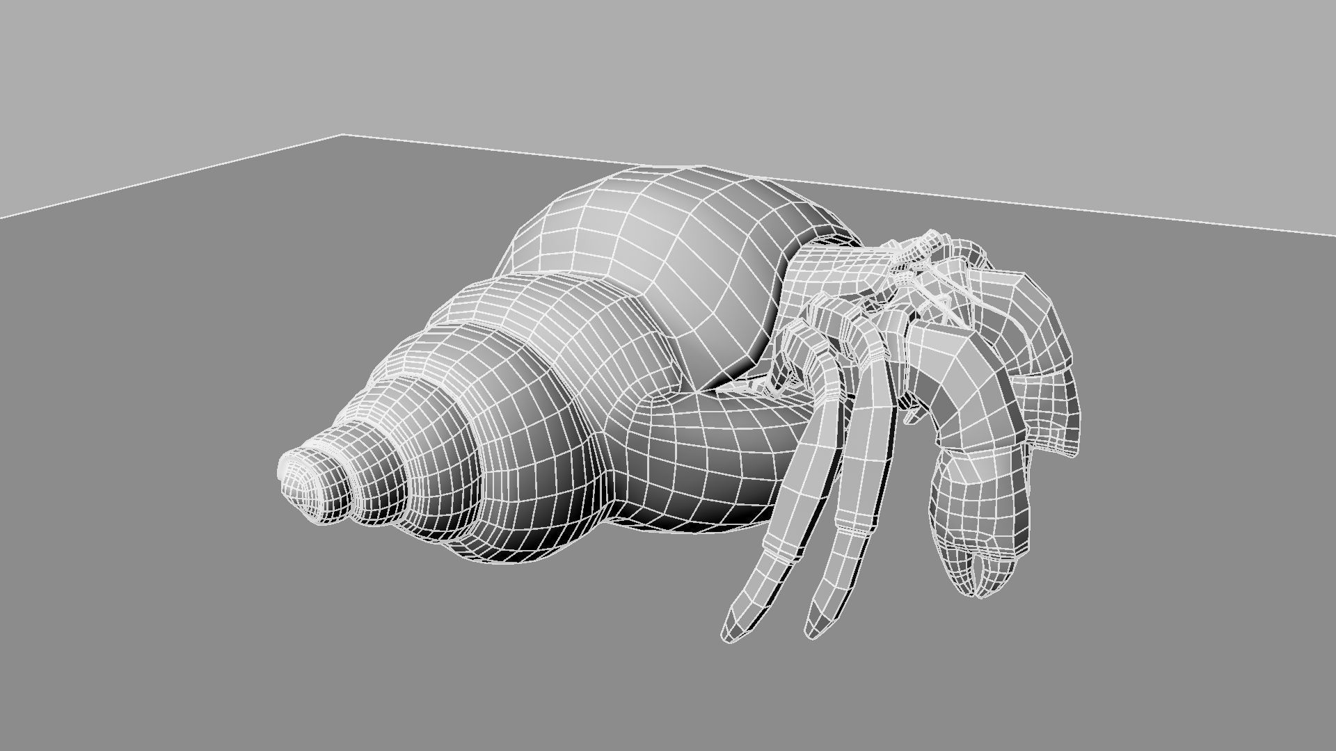 Hermit crab 3D model_7