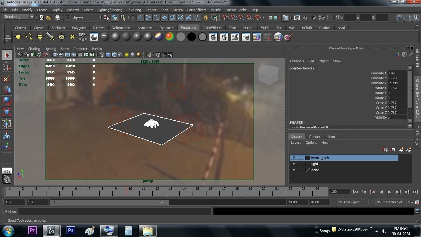 Hermit crab 3D model_22