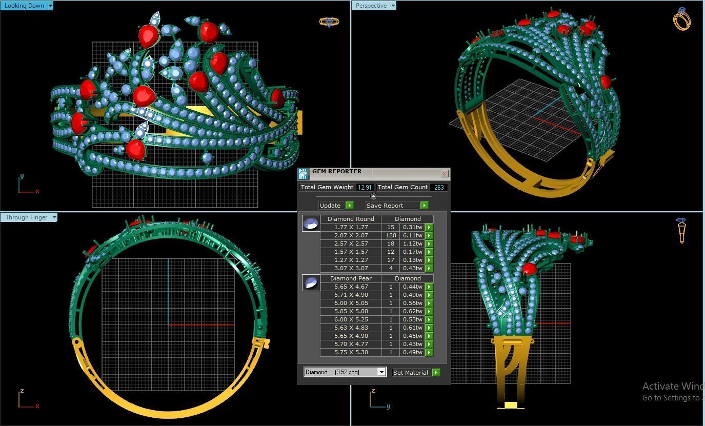 Bangle 3D print model_1
