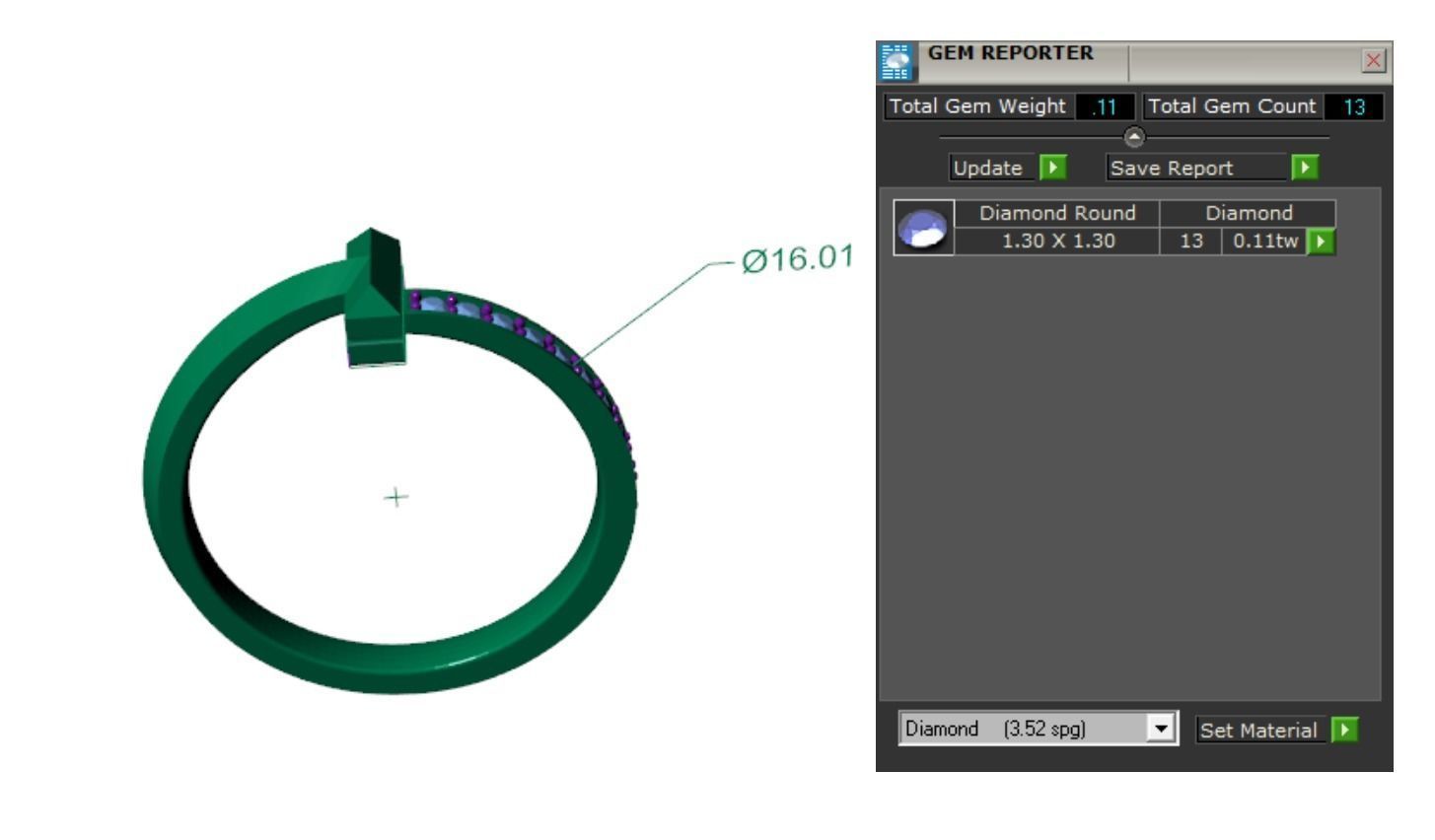 Tiffany T1 small diamond ring  all sizes 3D print model_7